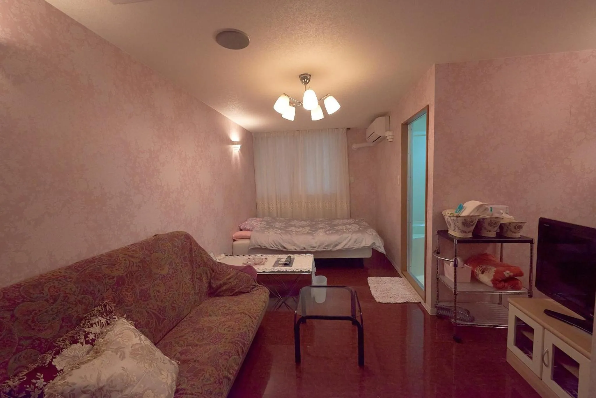 Bed in ホテル4Fマカロニ