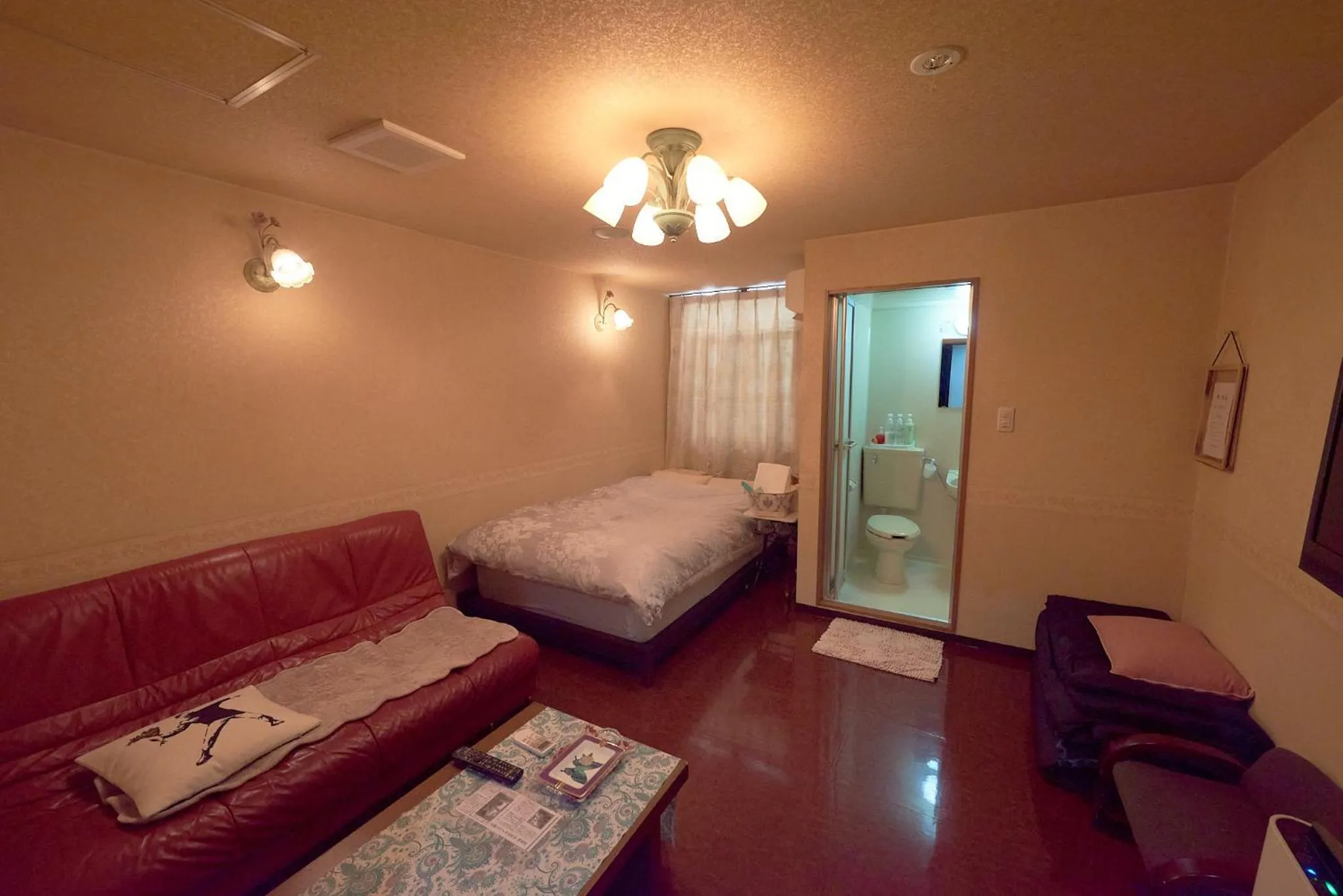 Bed in ホテル4Fマカロニ