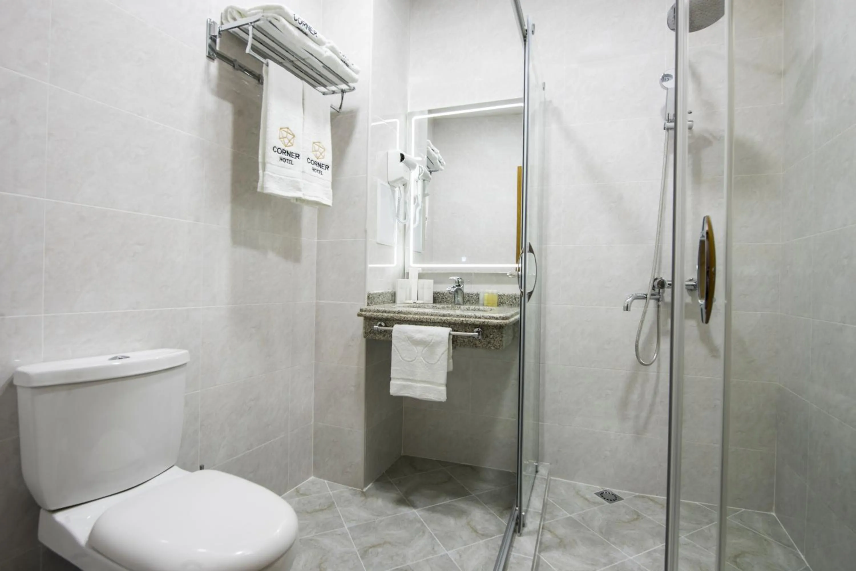 Shower in Corner Hotel Tashkent