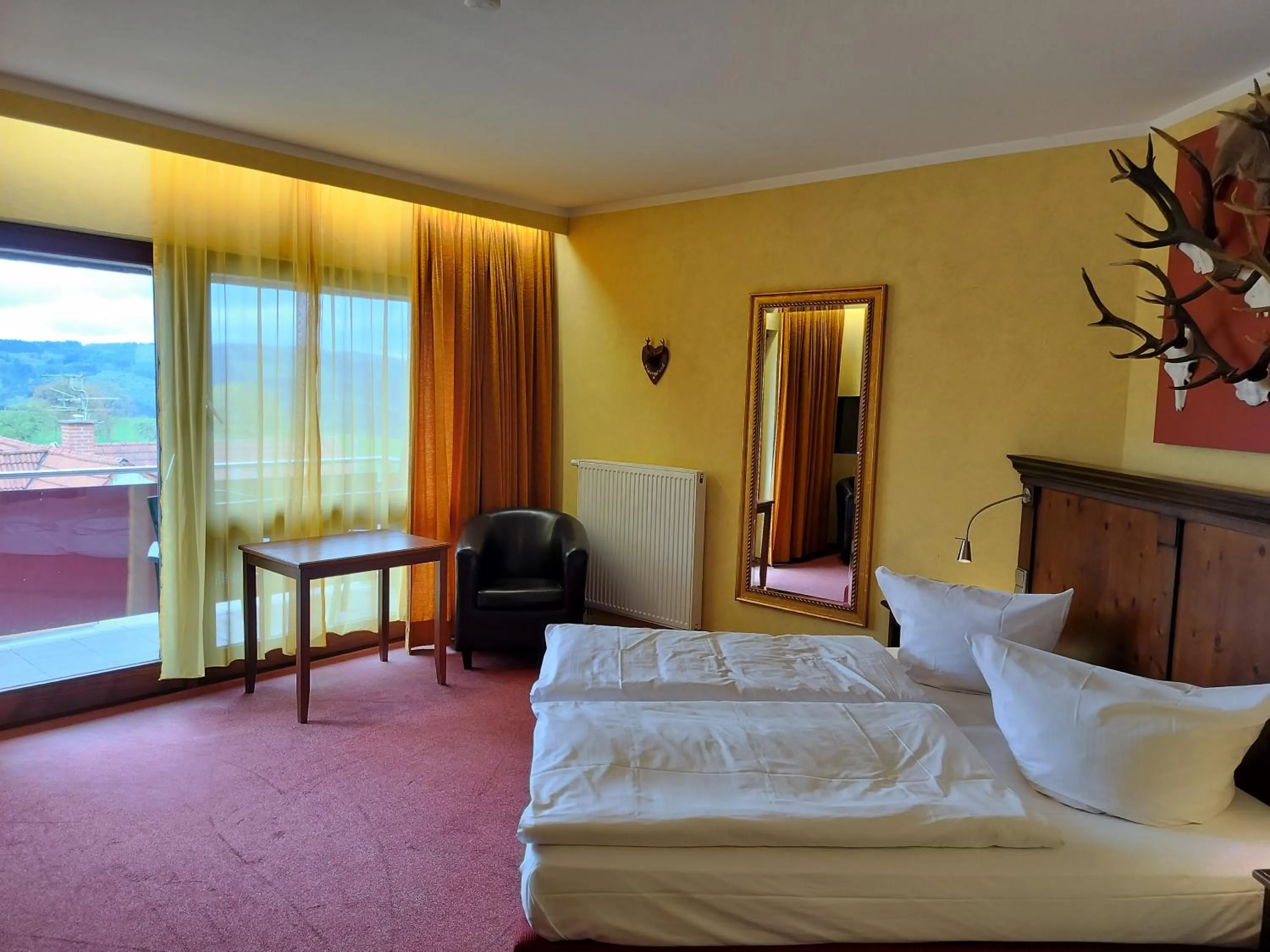 Photo of the whole room, Bed in Hotel Hirsch
