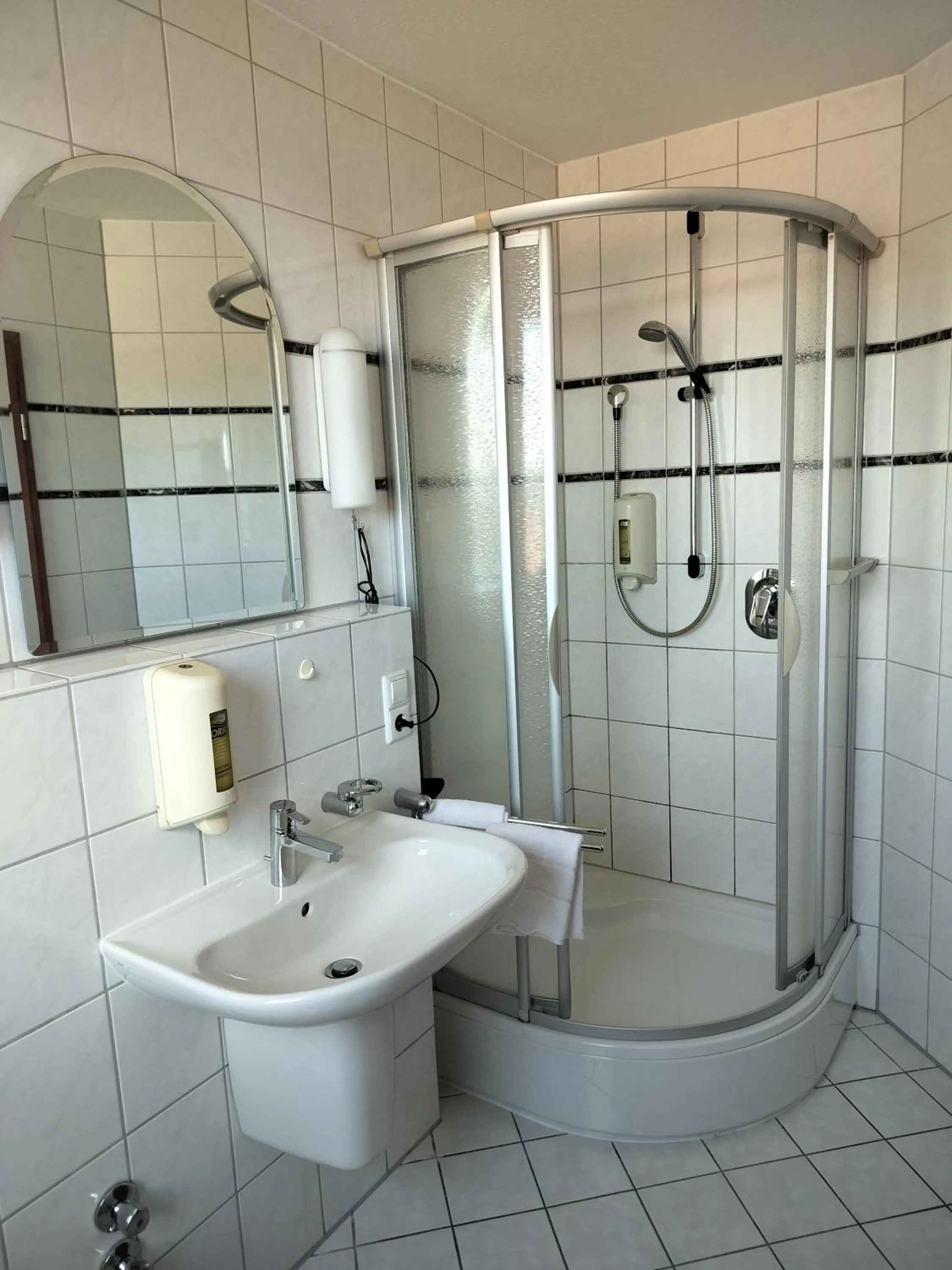 Bathroom in Hotel Hirsch