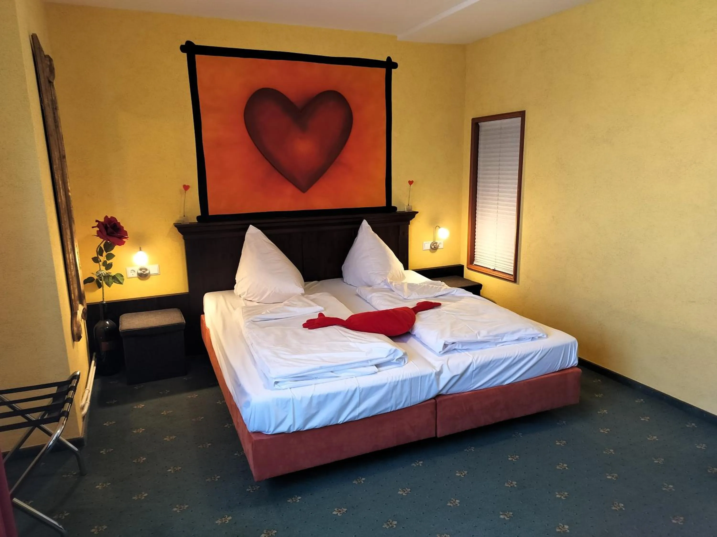 Photo of the whole room, Bed in Hotel Hirsch