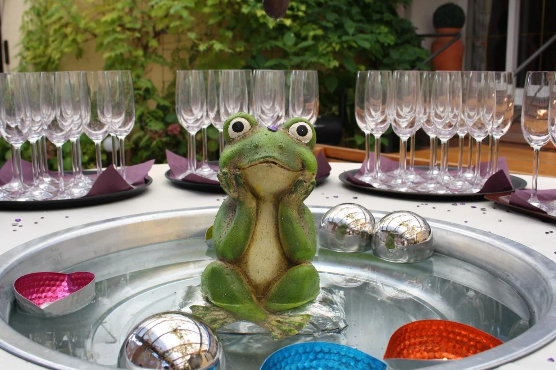 Patio in Hotel Hirsch