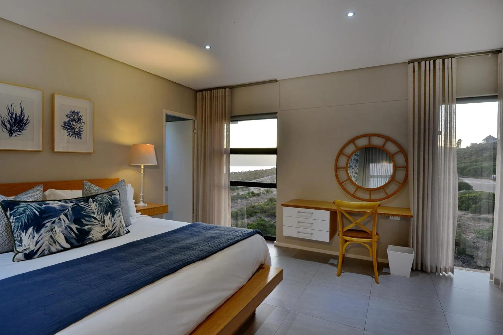 Bed in The Shark Bay Boutique Hotel & Spa