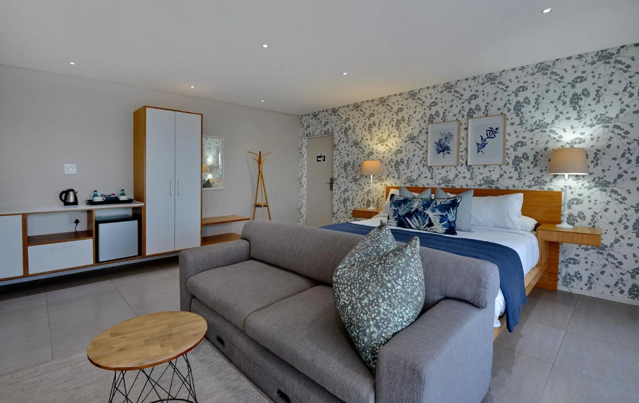 Bed in The Shark Bay Boutique Hotel & Spa