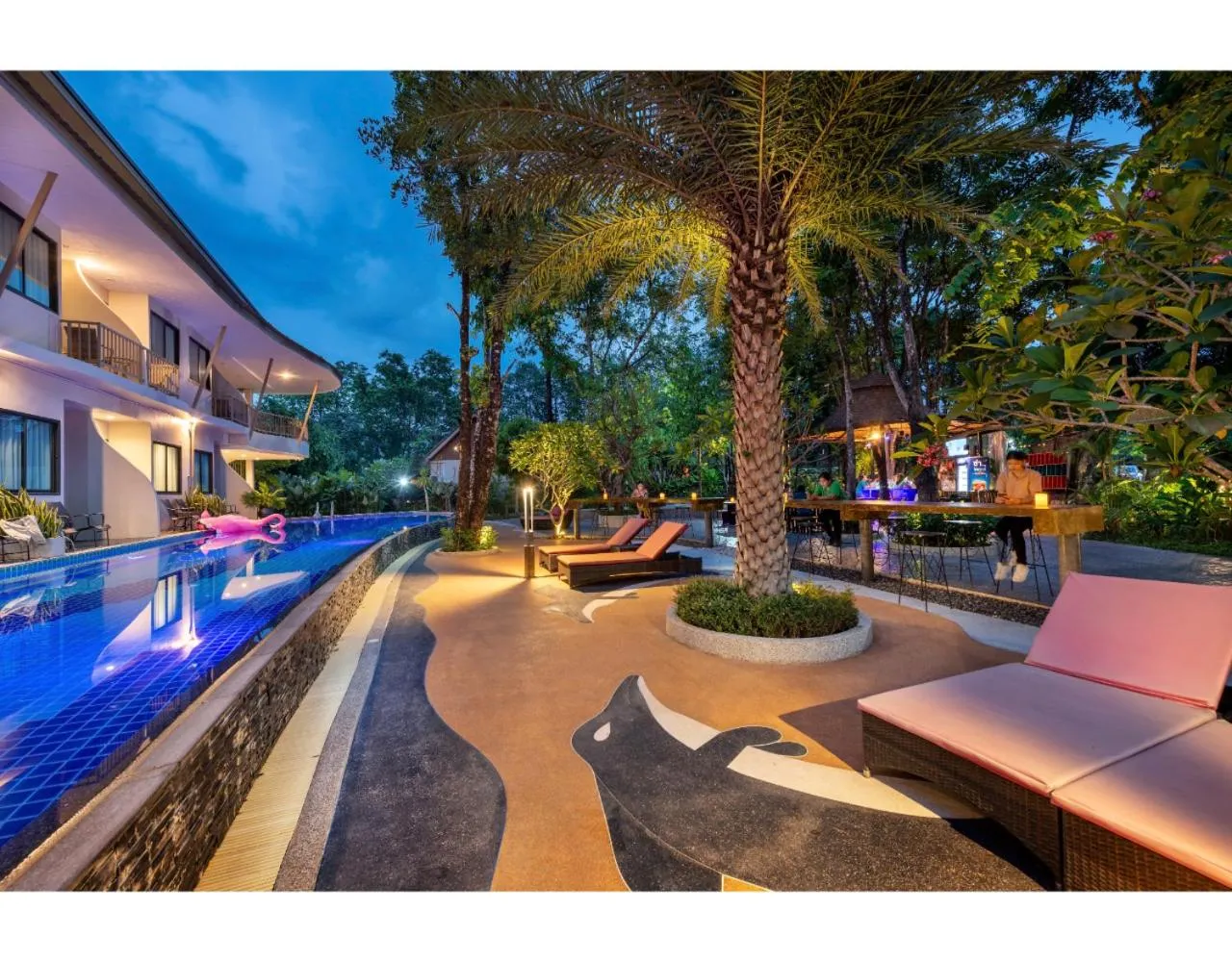 Lounge or bar in At Rice Resort