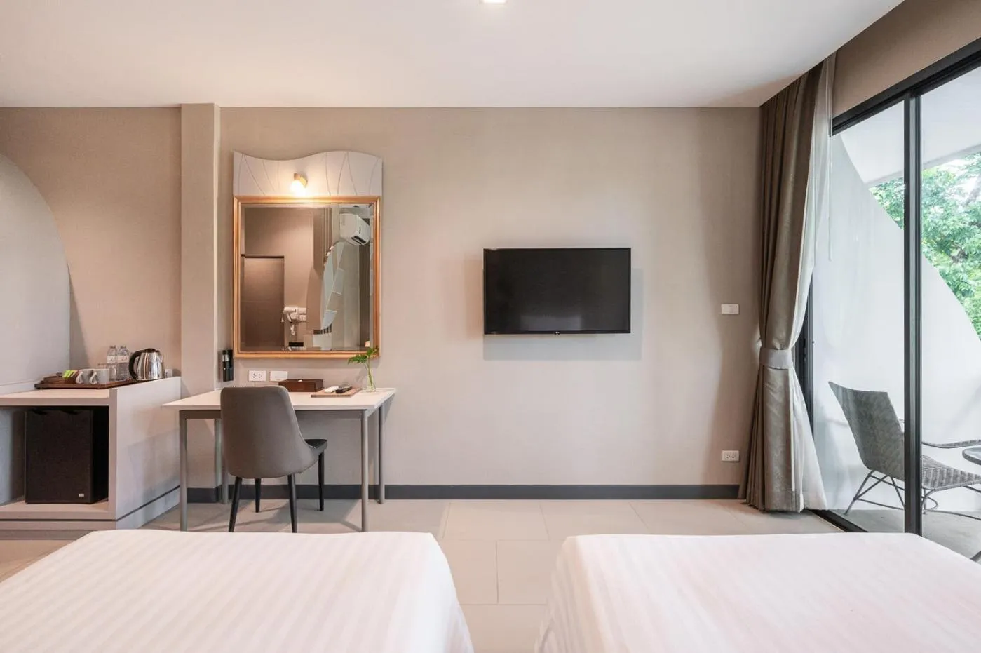 Bed in At Rice Resort