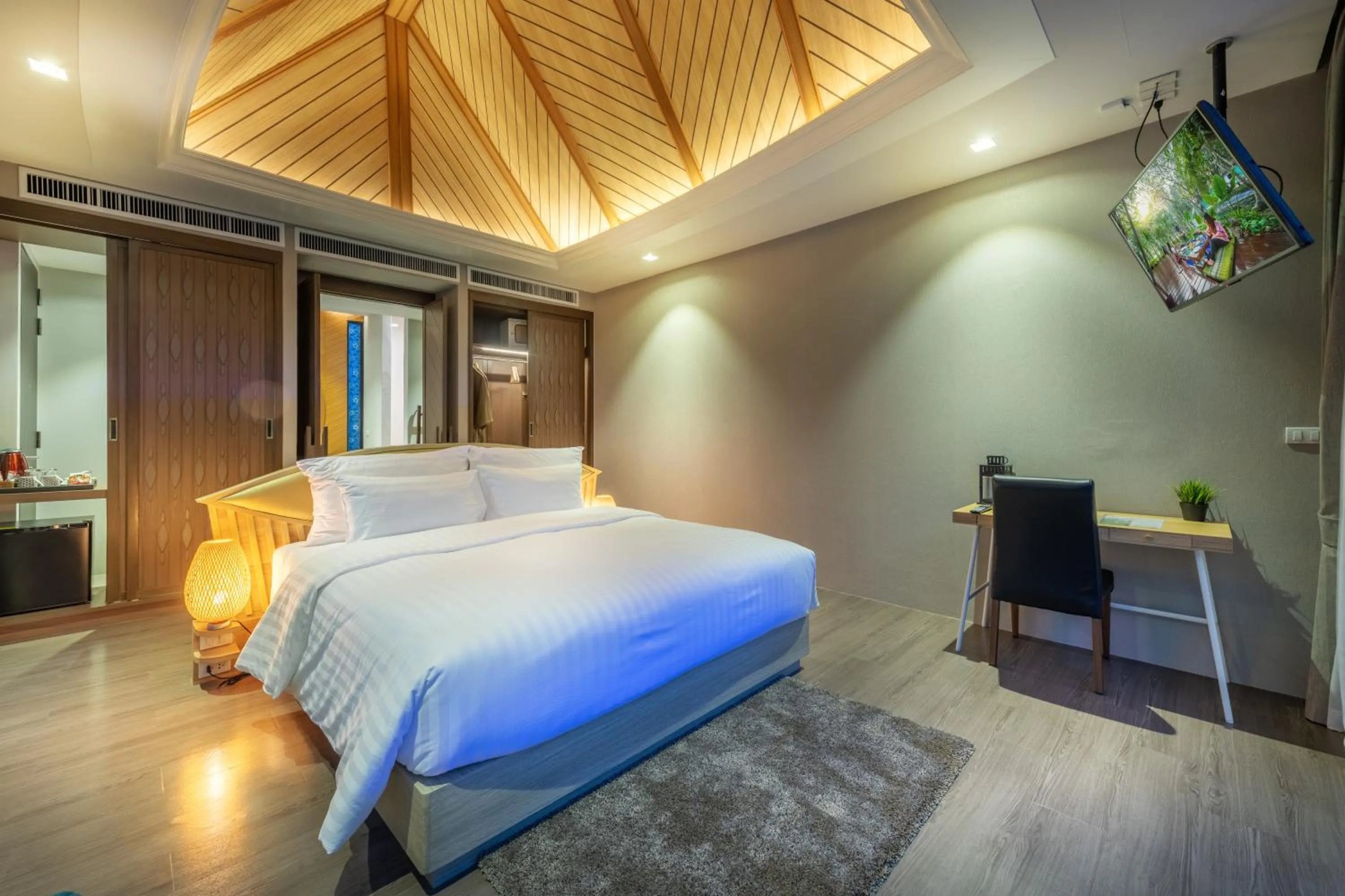 Bed in At Rice Resort