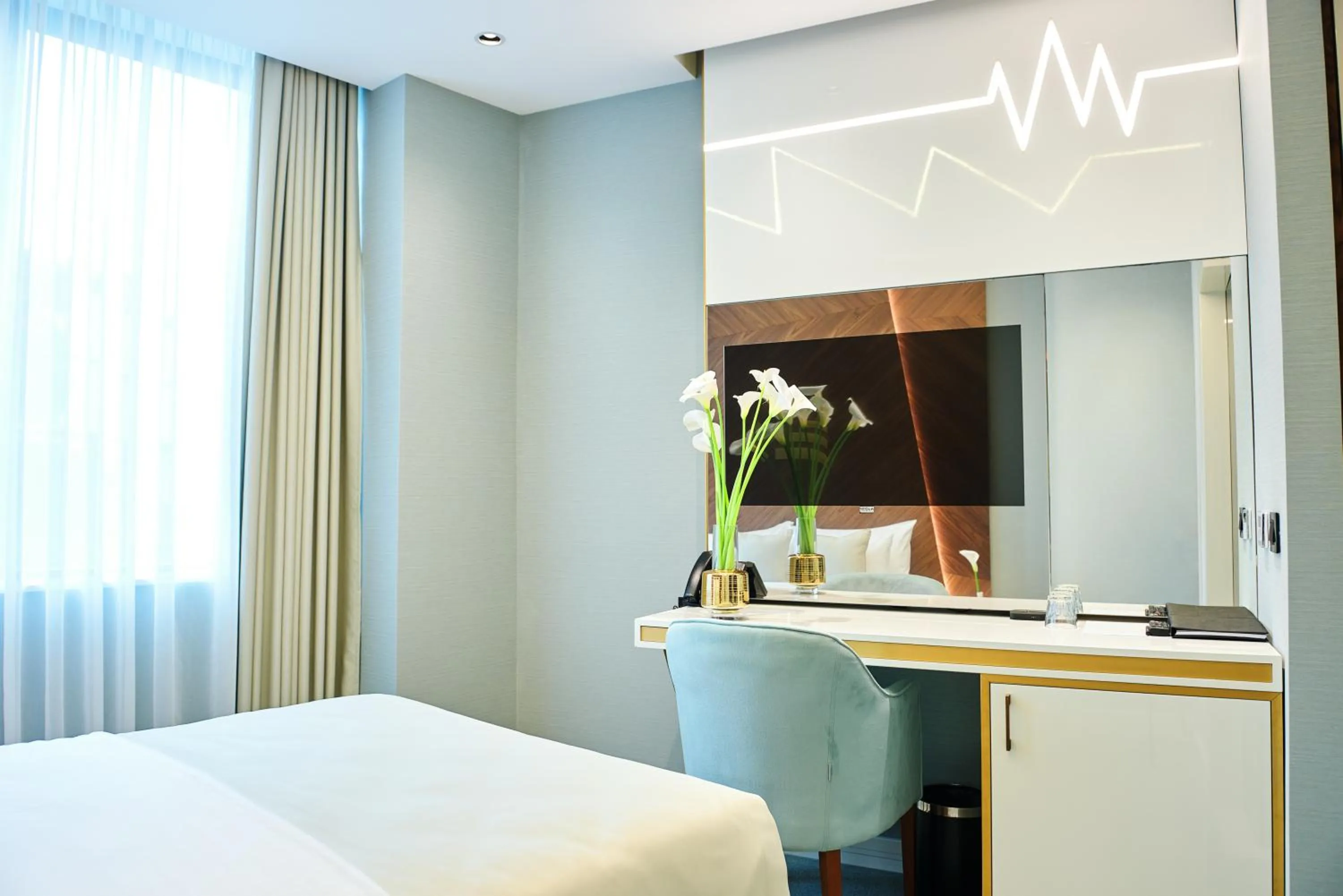 Bedroom, Bed in Hotel Pupin Novi Sad