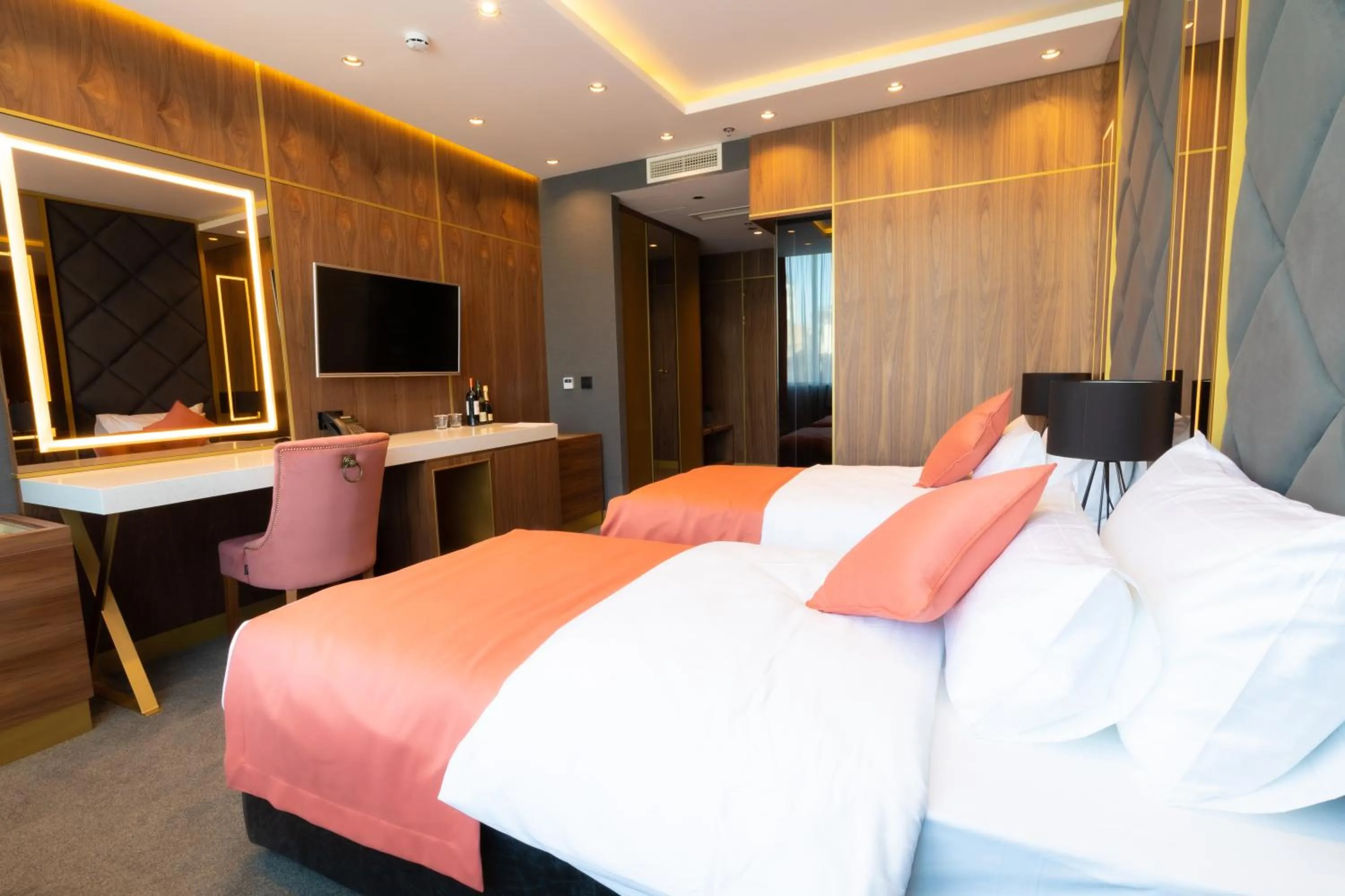 Photo of the whole room, Bed in Hotel Pupin Novi Sad