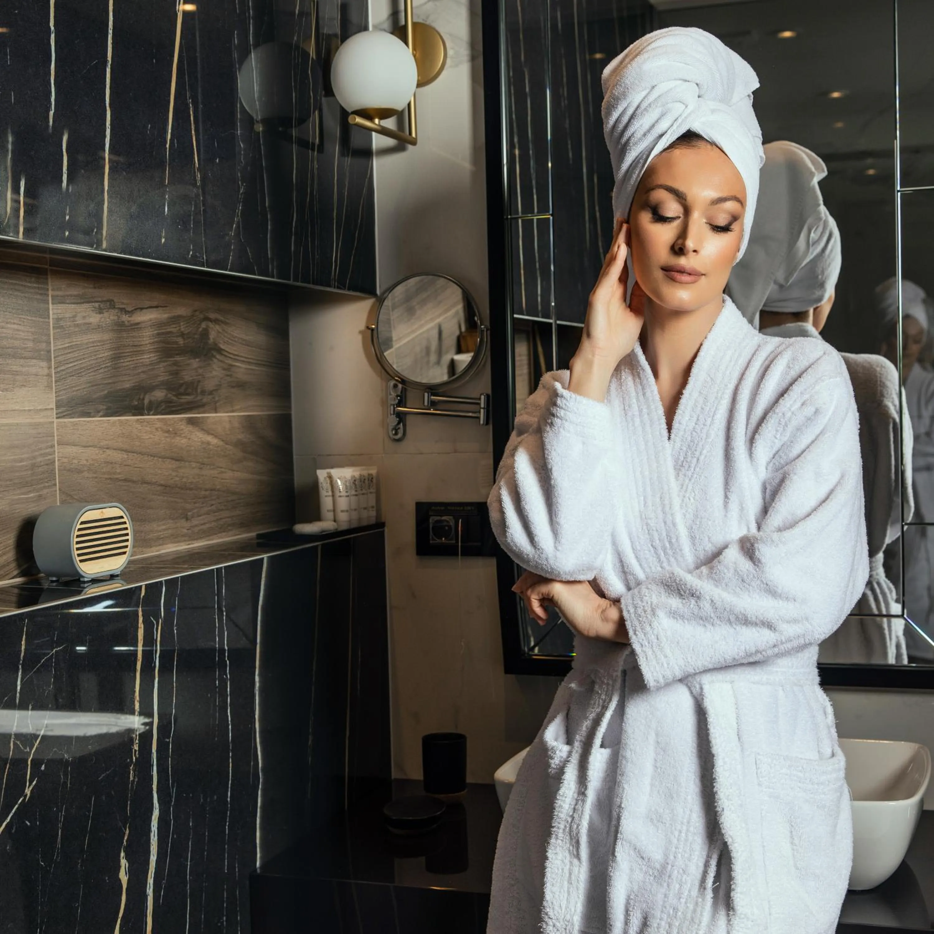 Bathroom in Hotel Pupin Novi Sad