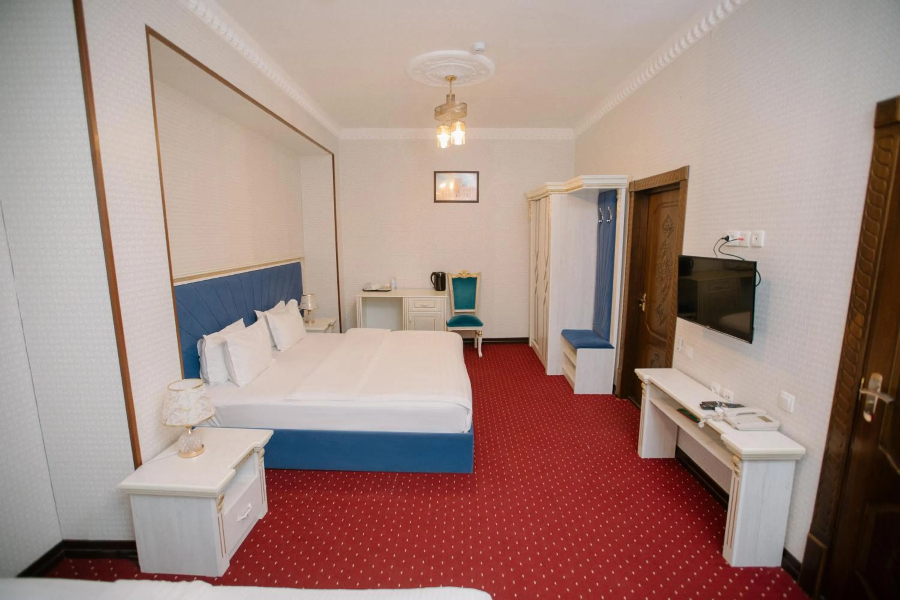 Bed in Dendi Plaza Hotel