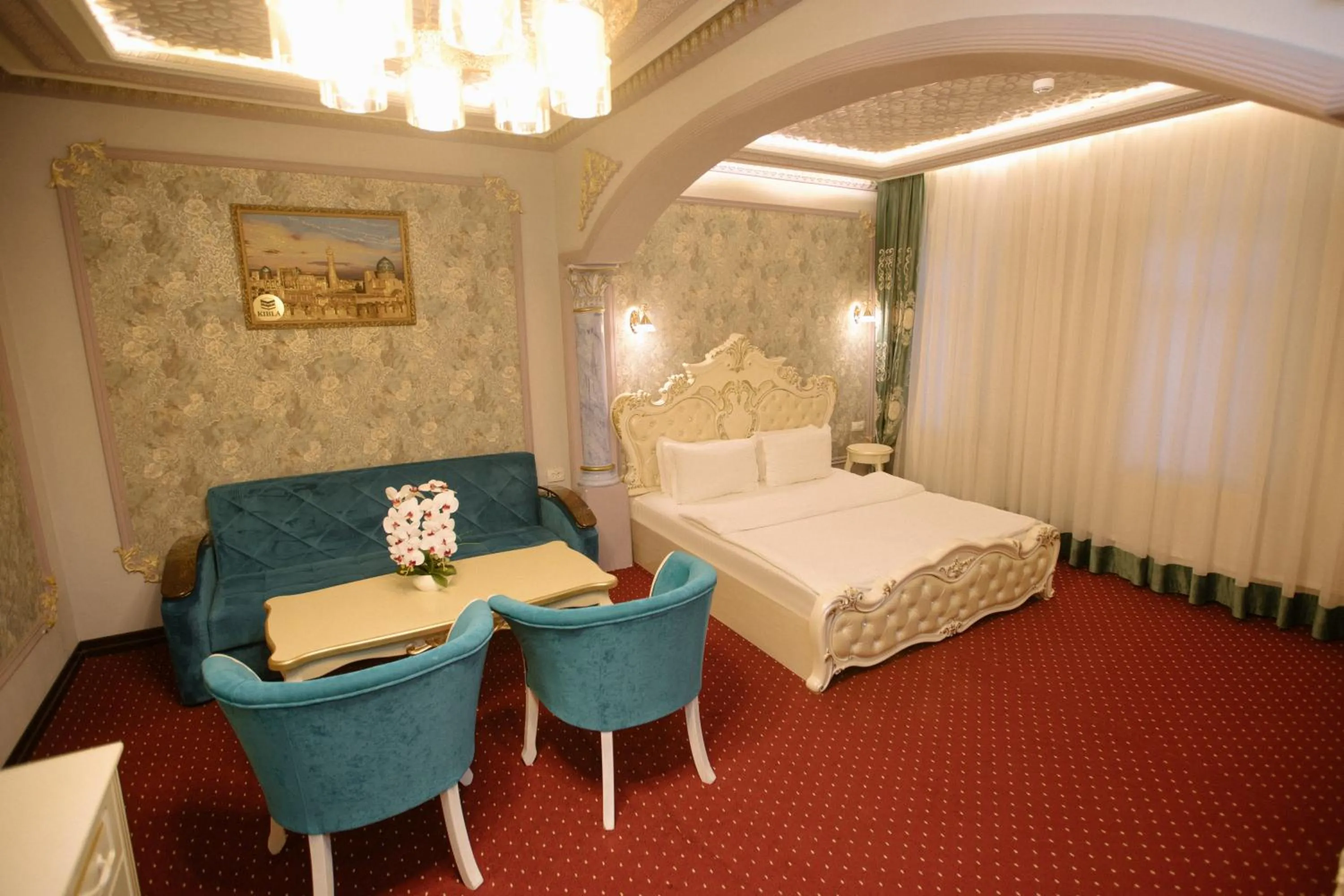 Photo of the whole room, Bed in Dendi Plaza Hotel