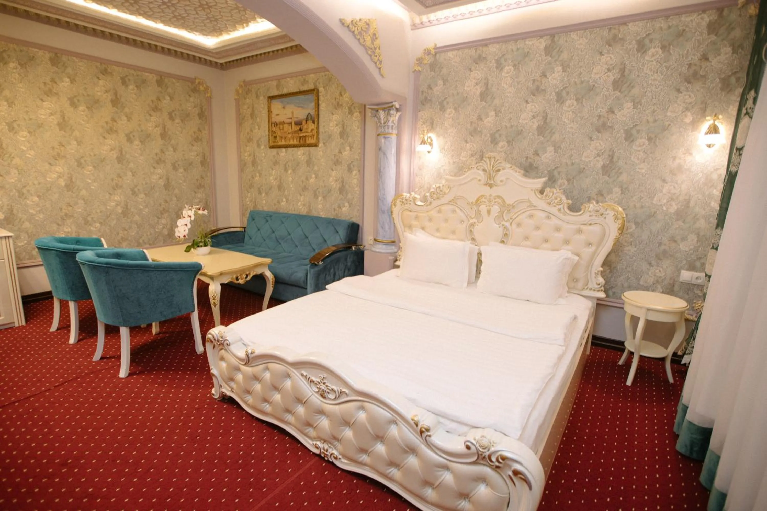 Photo of the whole room, Bed in Dendi Plaza Hotel