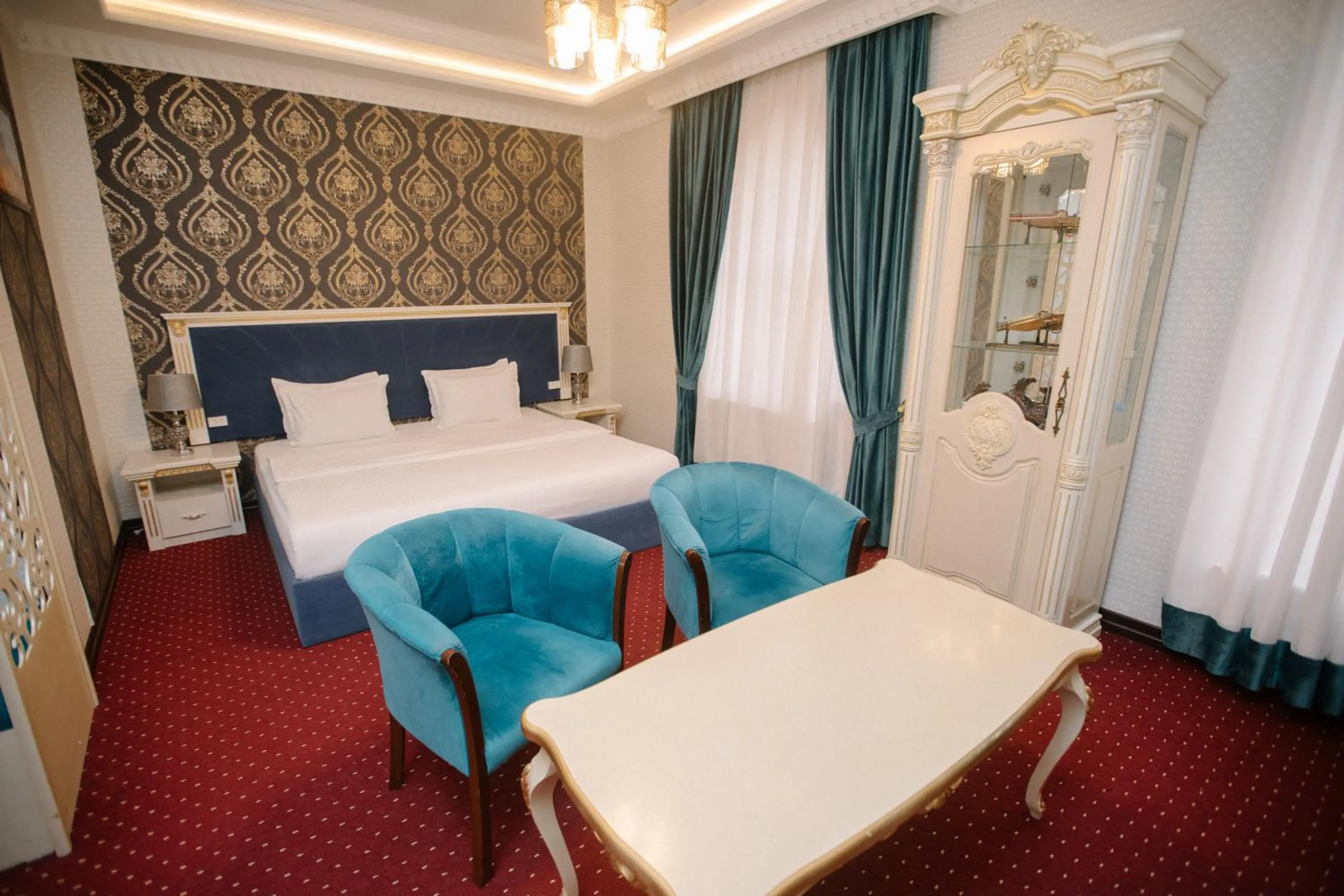 Photo of the whole room, Bed in Dendi Plaza Hotel