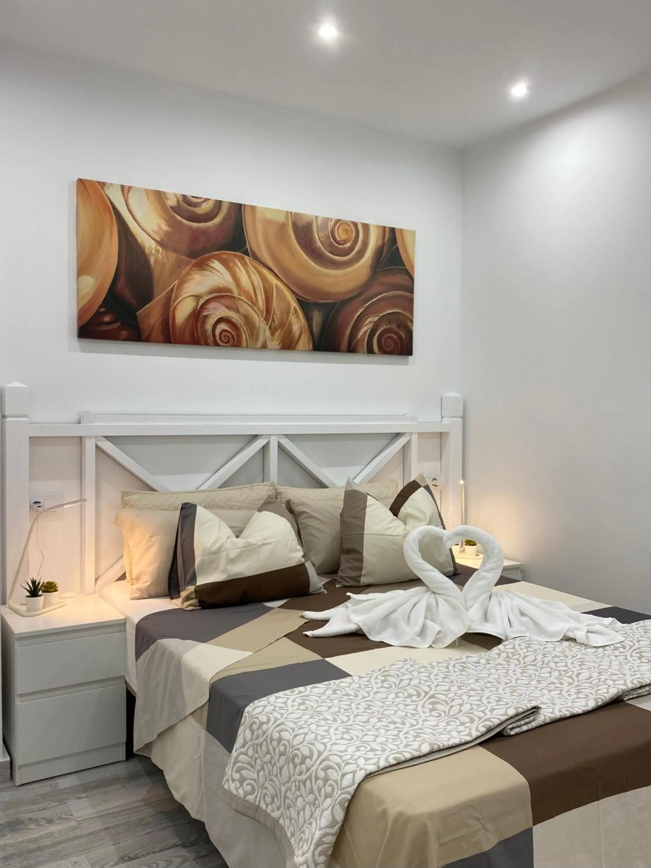 Bedroom, Bed in Apartament Mareverde Resort Costa Adeje