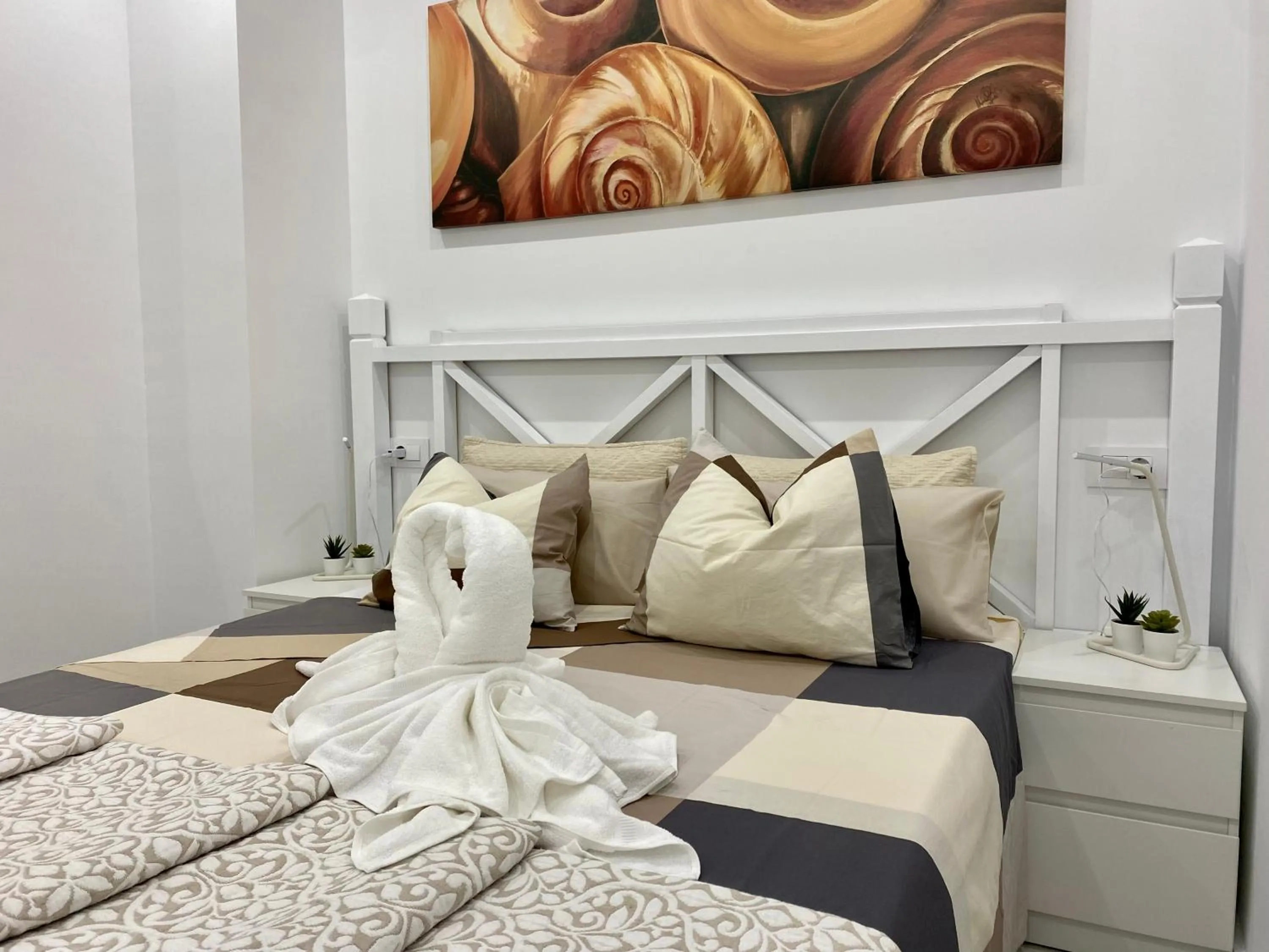 Bedroom, Bed in Apartament Mareverde Resort Costa Adeje