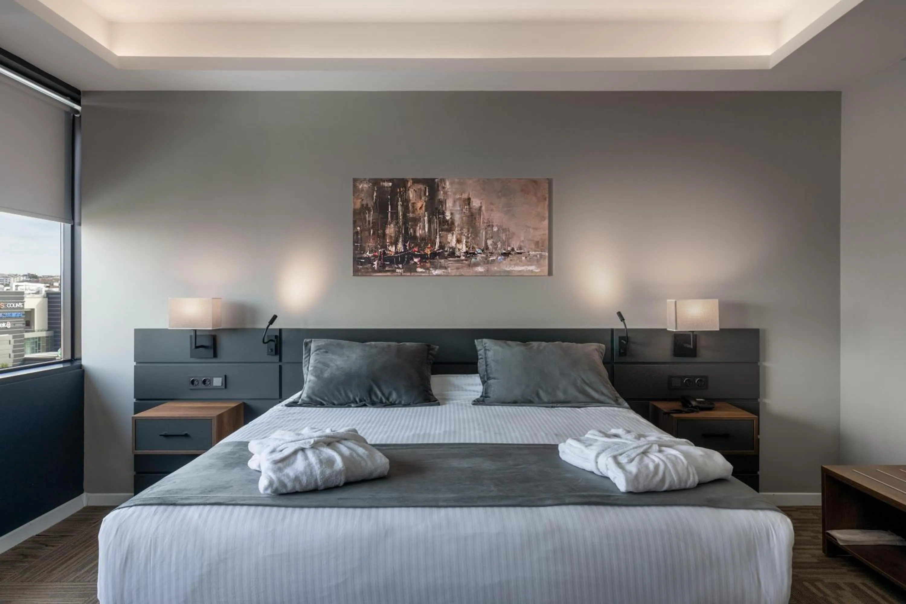 Bed in The Plaza Hotel Edirne