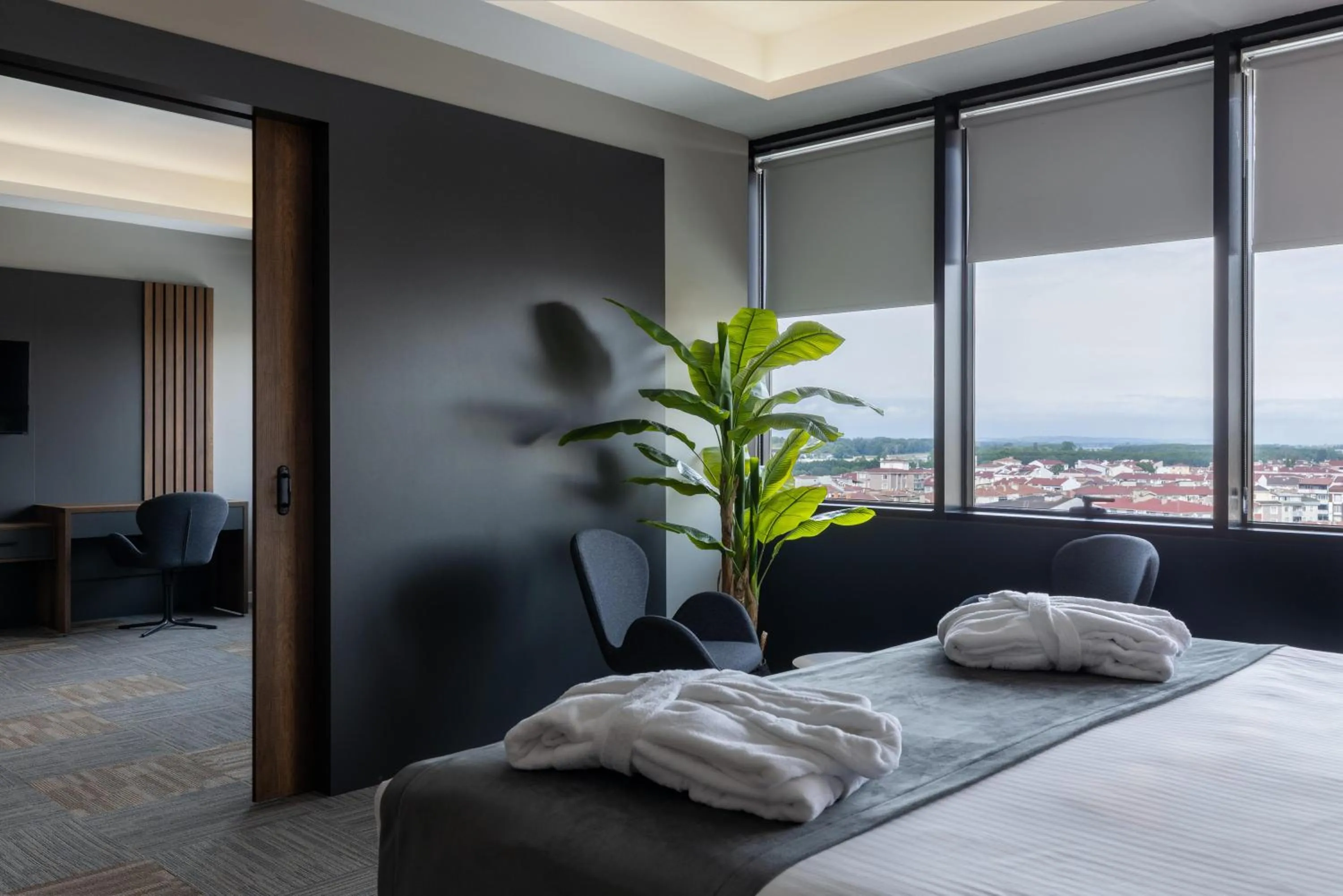 Bed in The Plaza Hotel Edirne