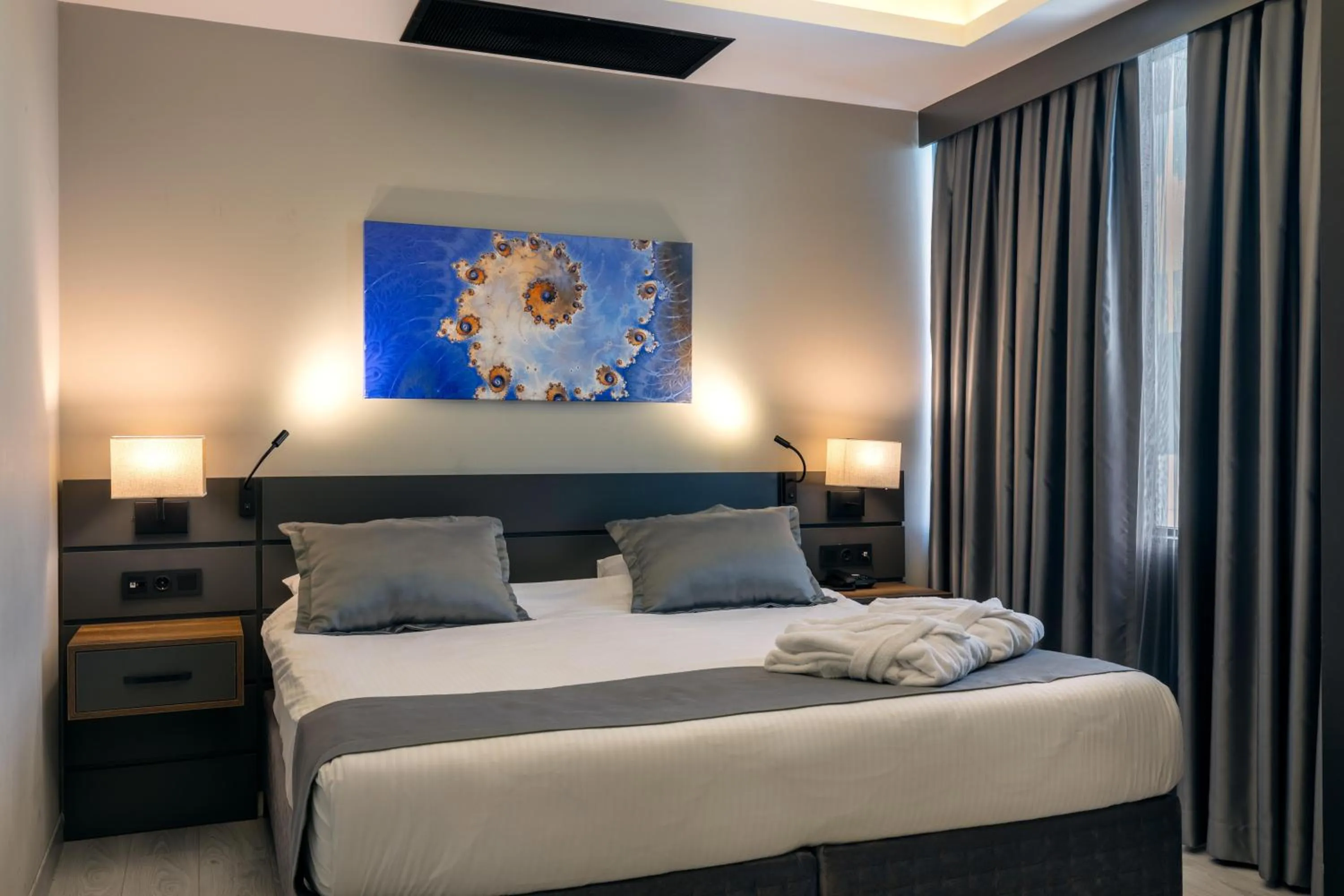 Bed in The Plaza Hotel Edirne