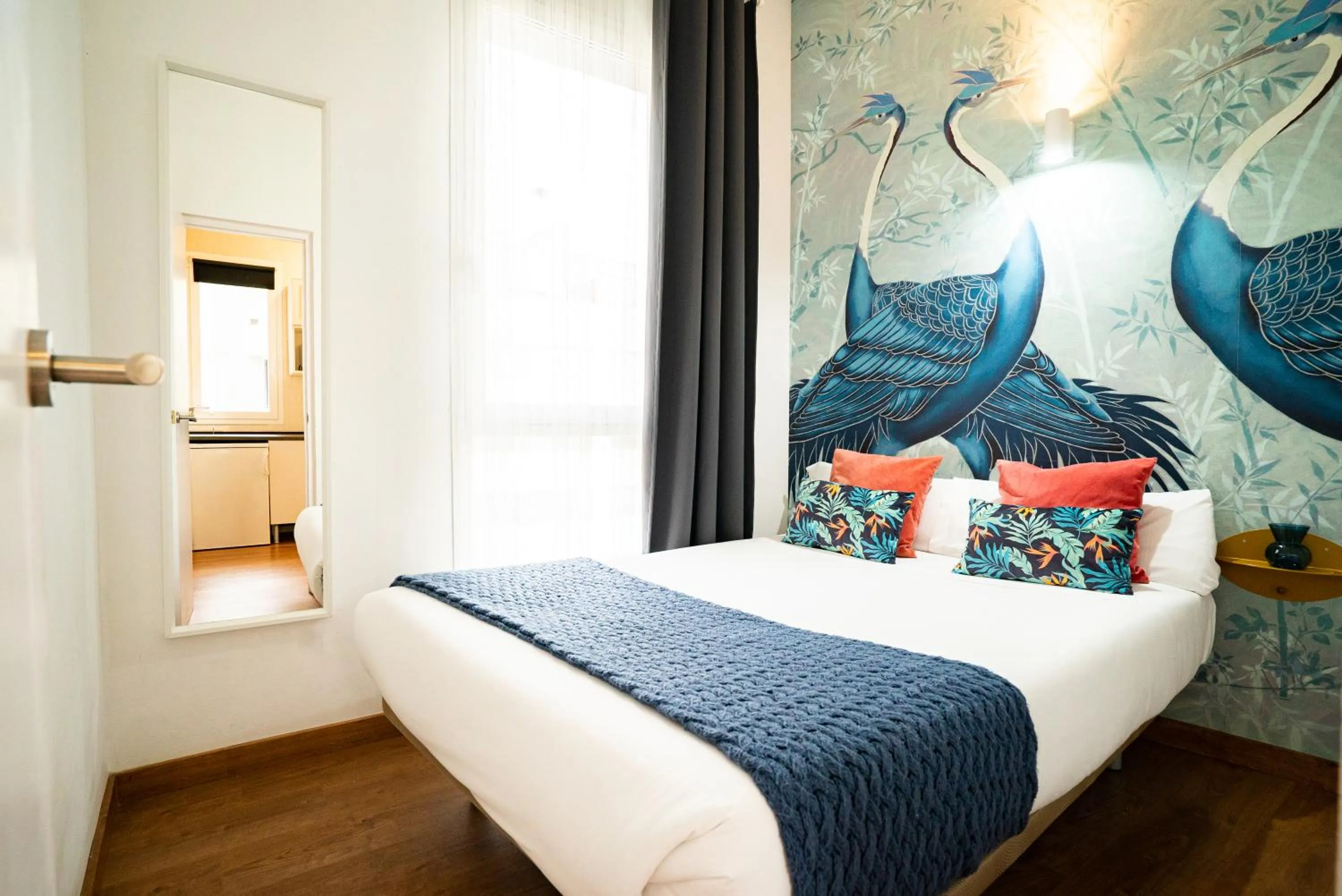 Bed in Smartr Madrid Gran Via 47