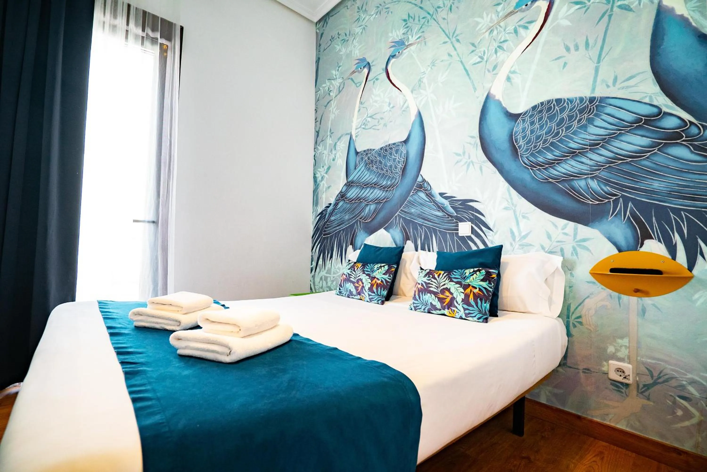 Bed in Smartr Madrid Gran Via 47