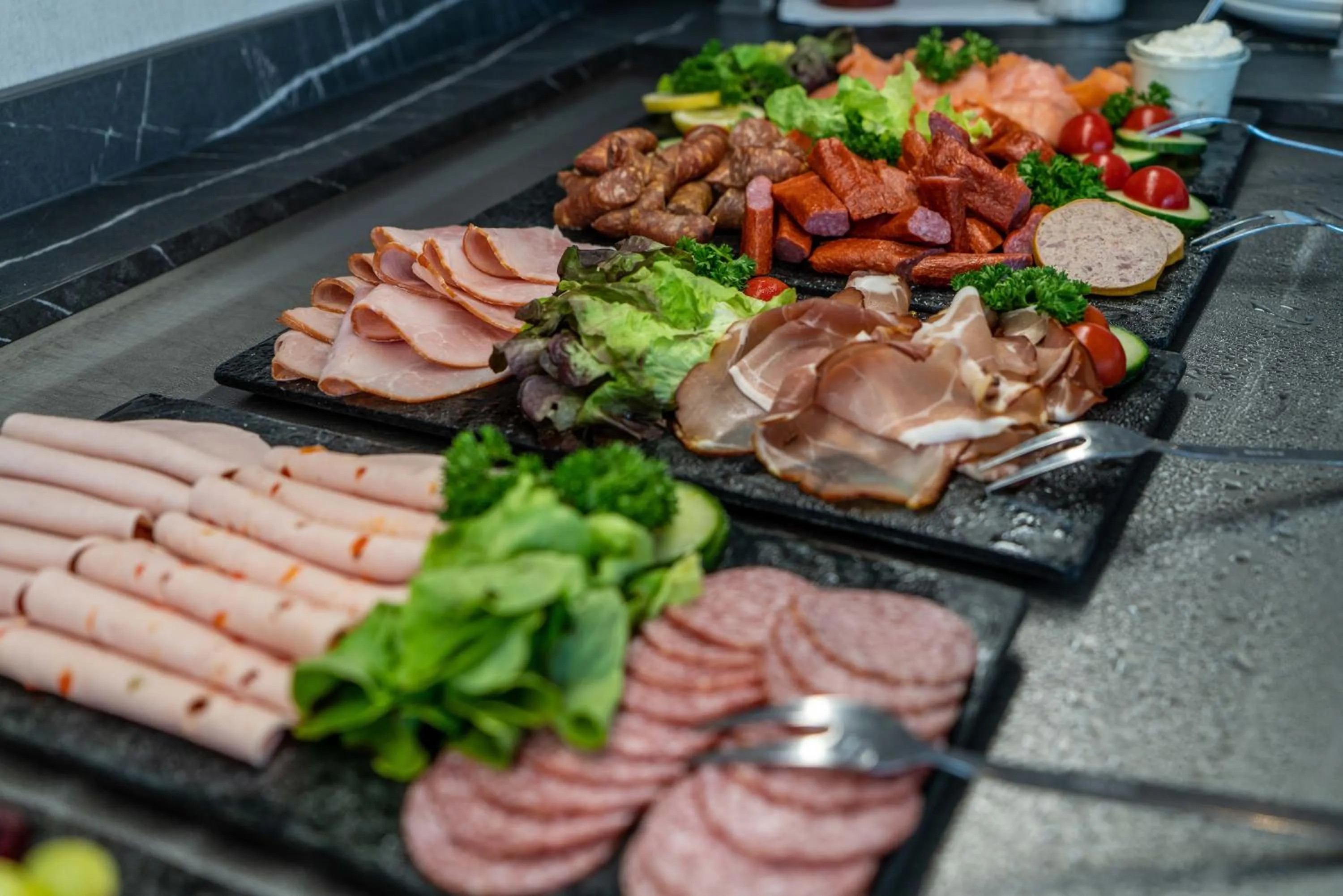 Buffet breakfast in Hotel Schlossberg Wehingen