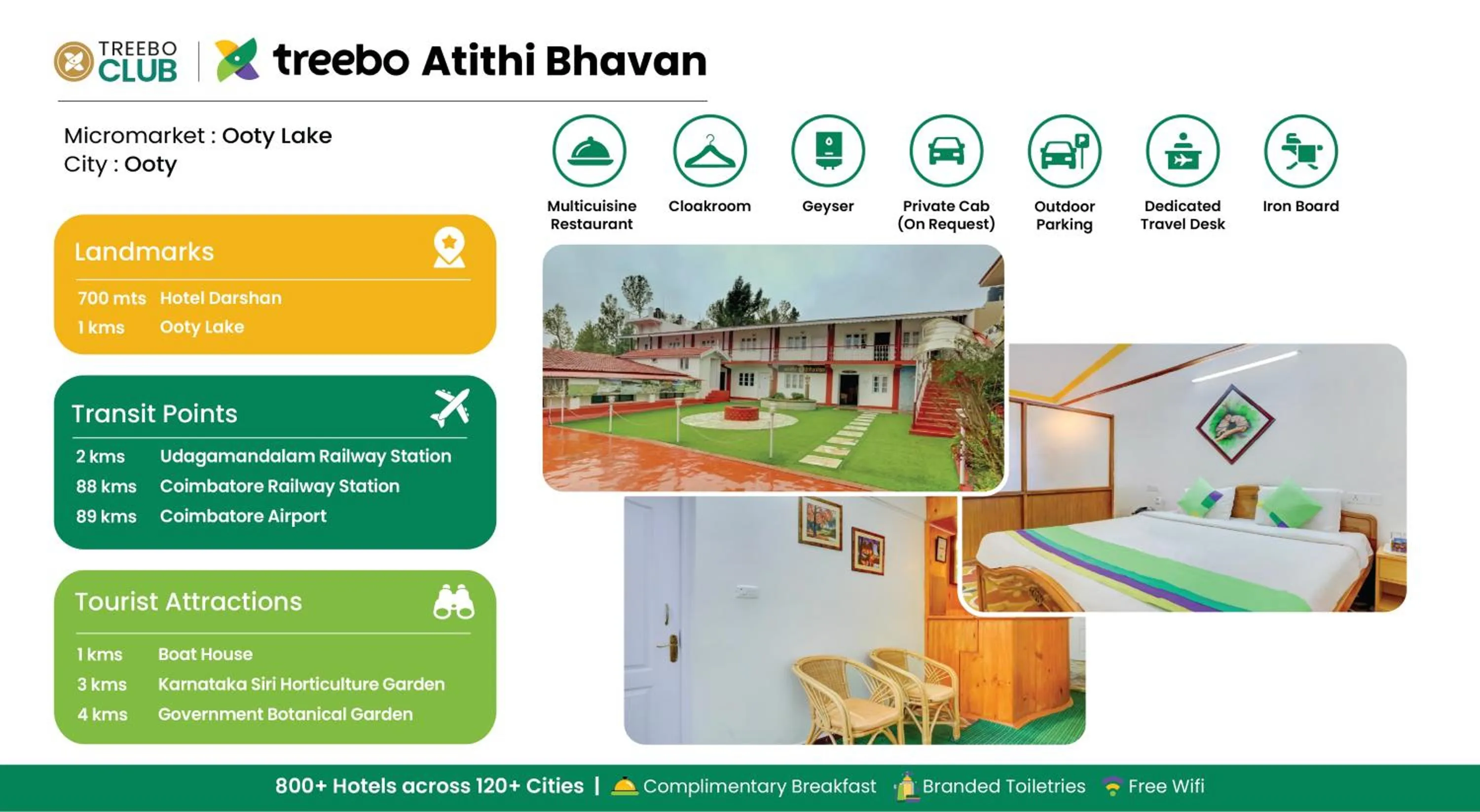 Treebo Atithi Bhavan, 1 Km From Ooty Lake