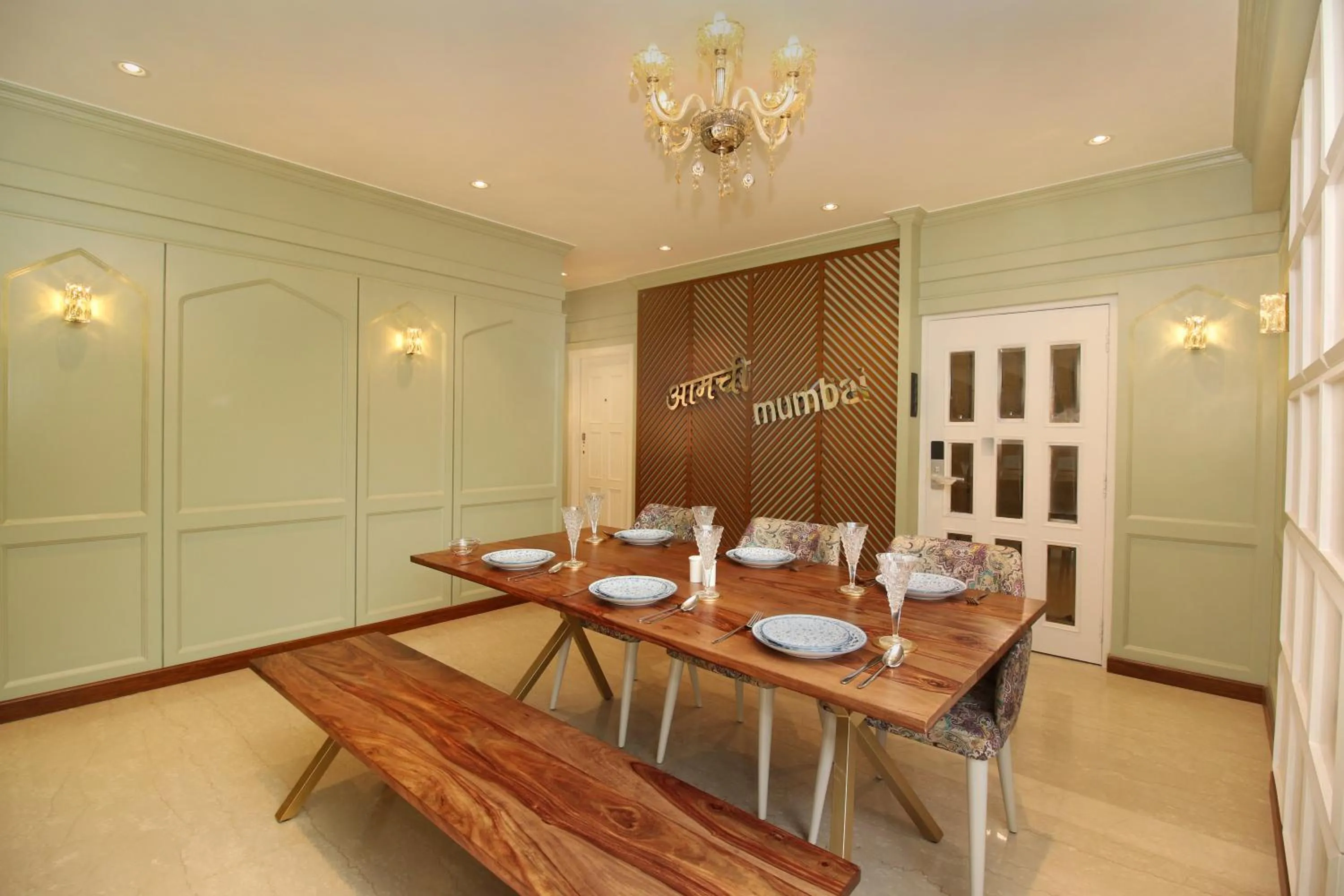 Dining area in Theory9 Premium Service Apartments Bandra