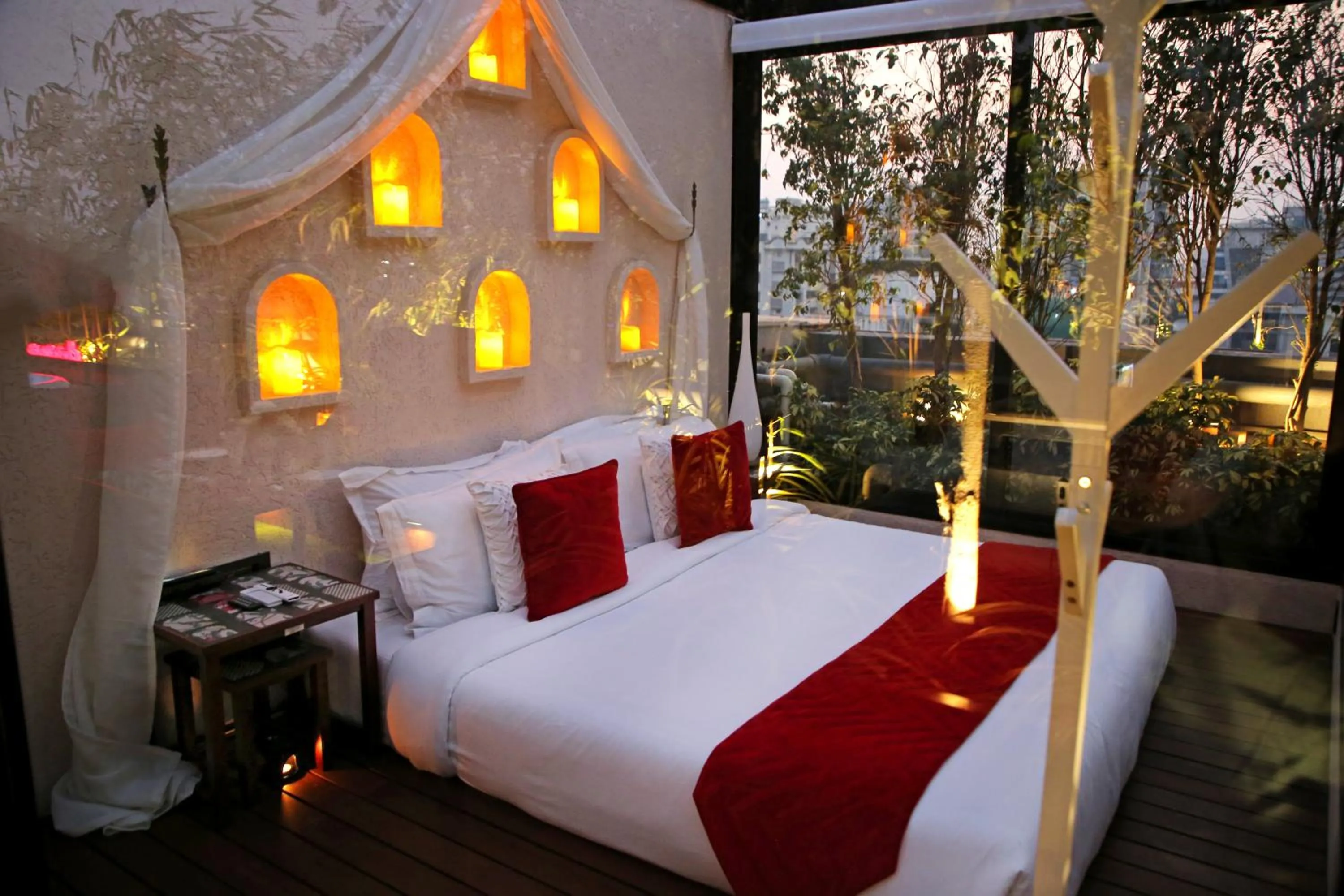 Photo of the whole room, Bed in Theory9 Premium Service Apartments Bandra