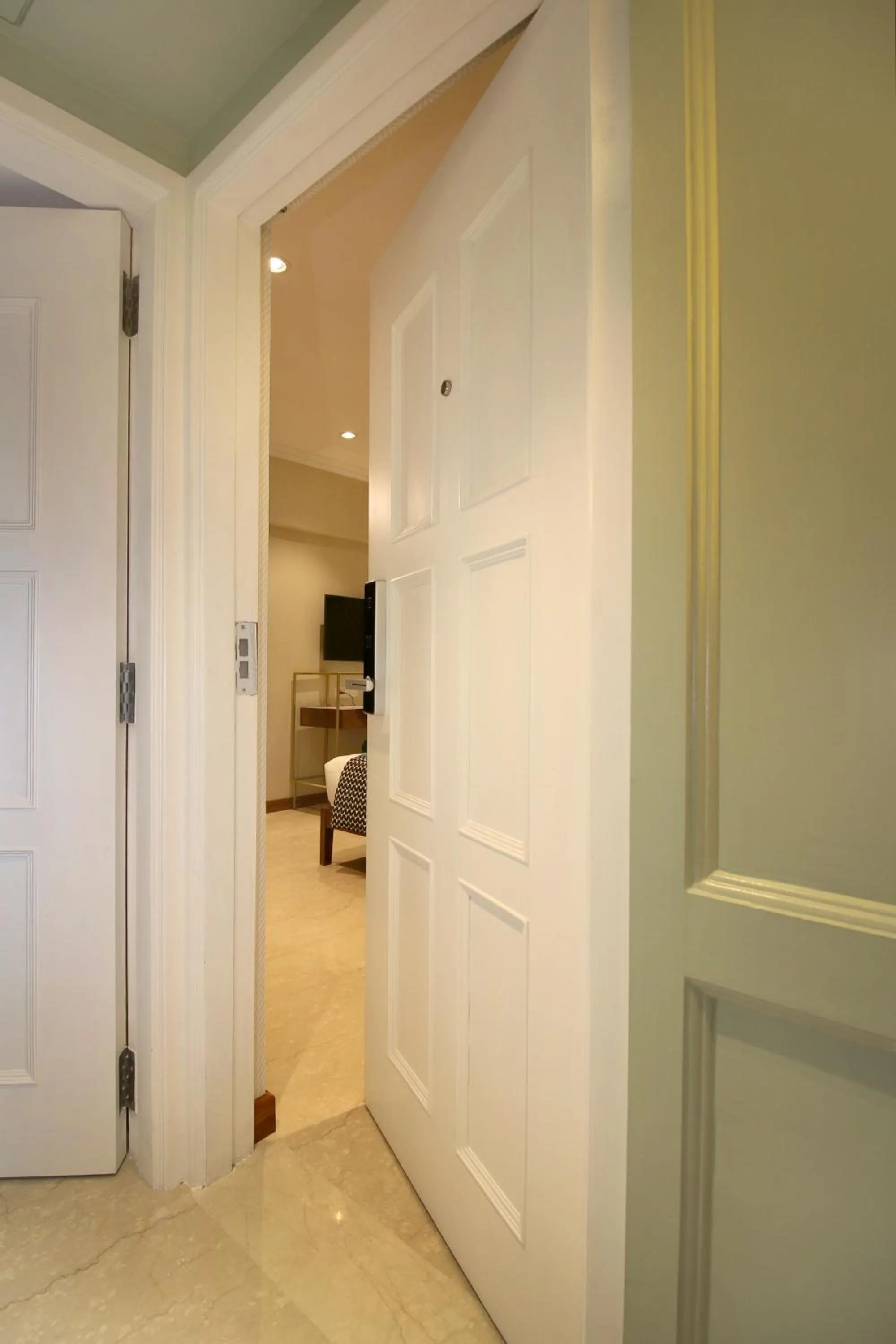 Bed in Theory9 Premium Service Apartments Bandra