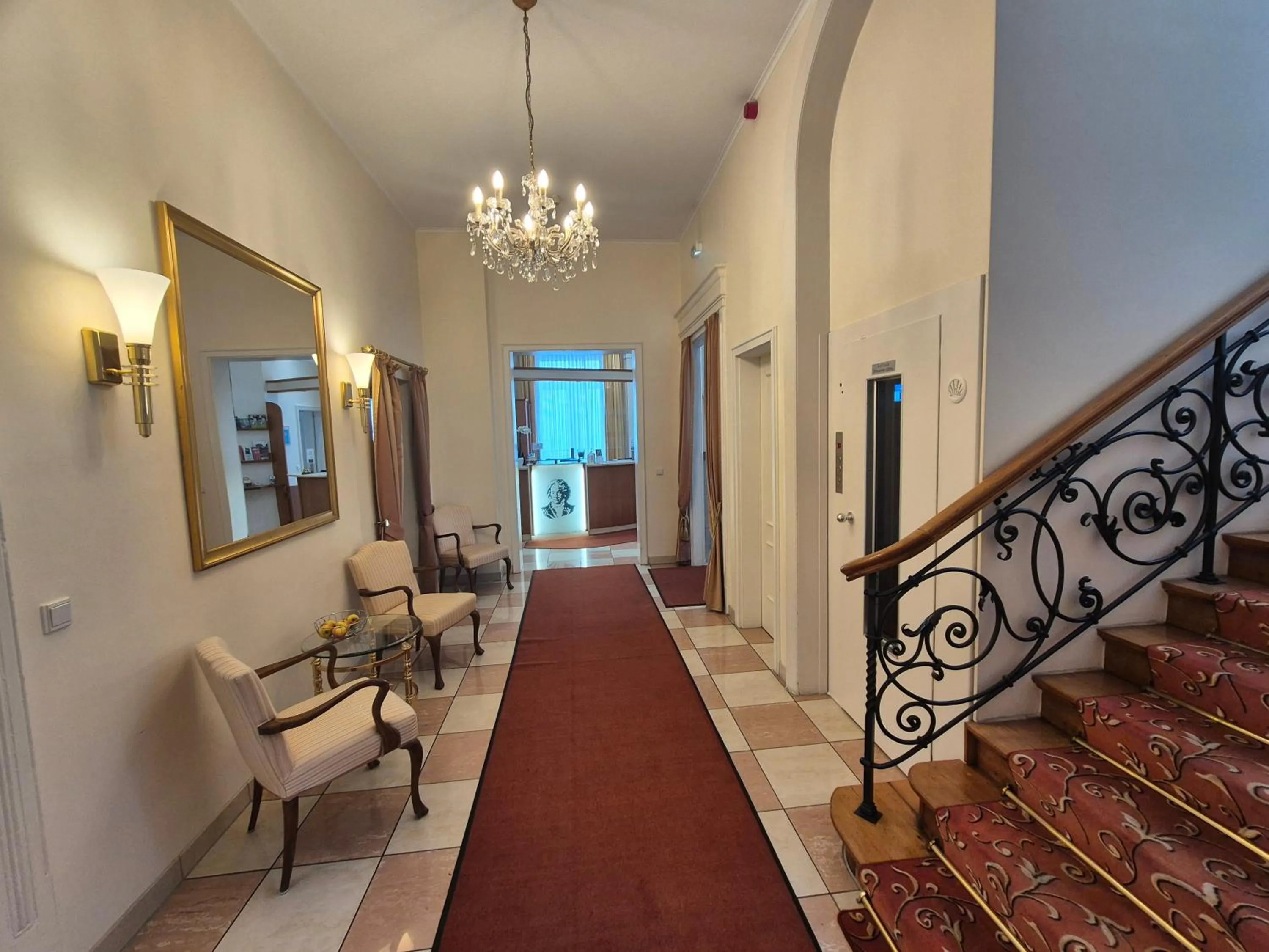 Lobby or reception in Hotel Beethoven