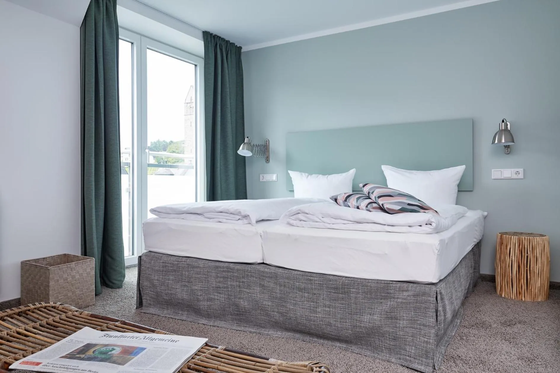 Bed in Hotel Trabener Hof