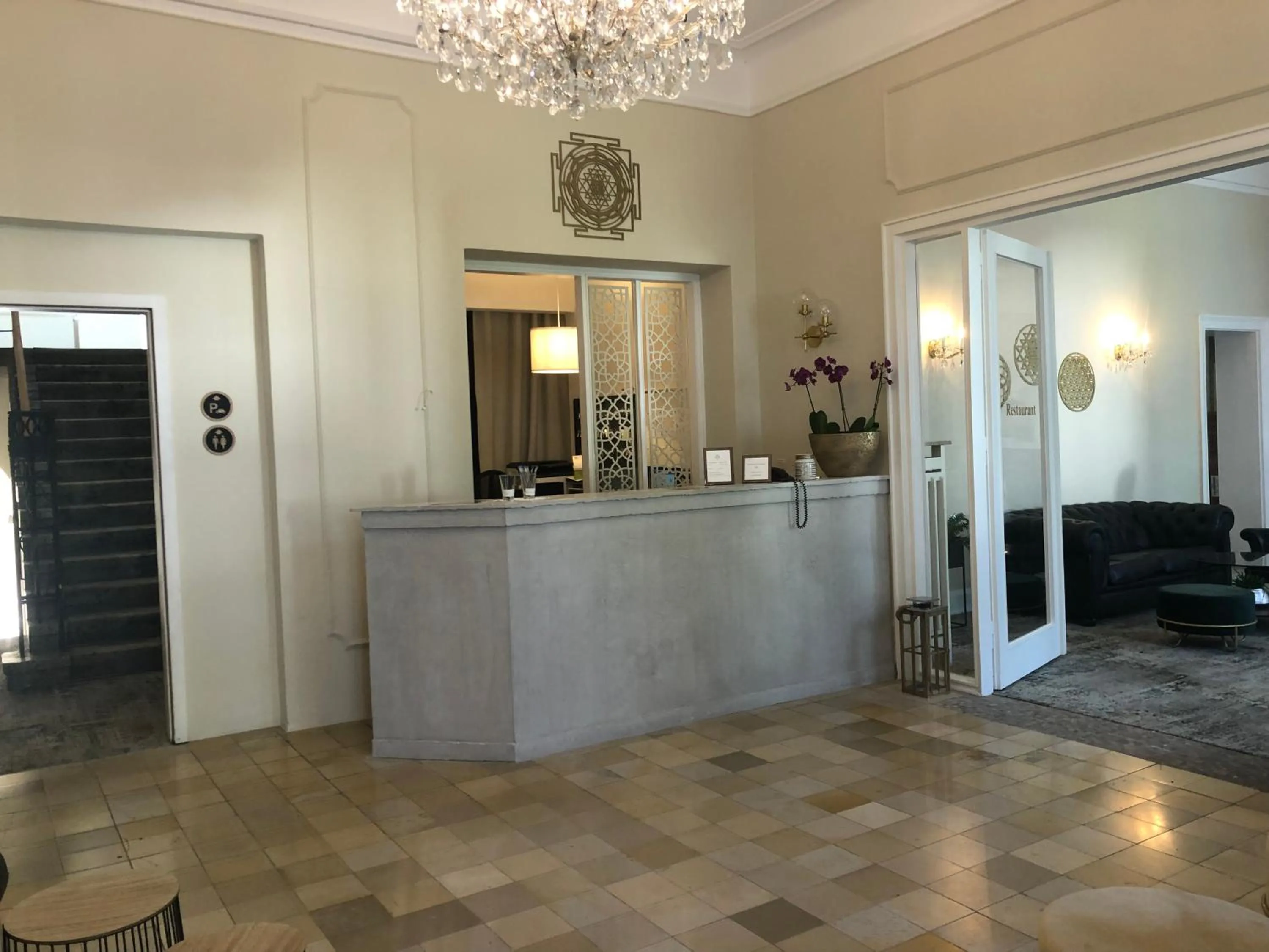 Lobby or reception in Kurhotel Quellenhof