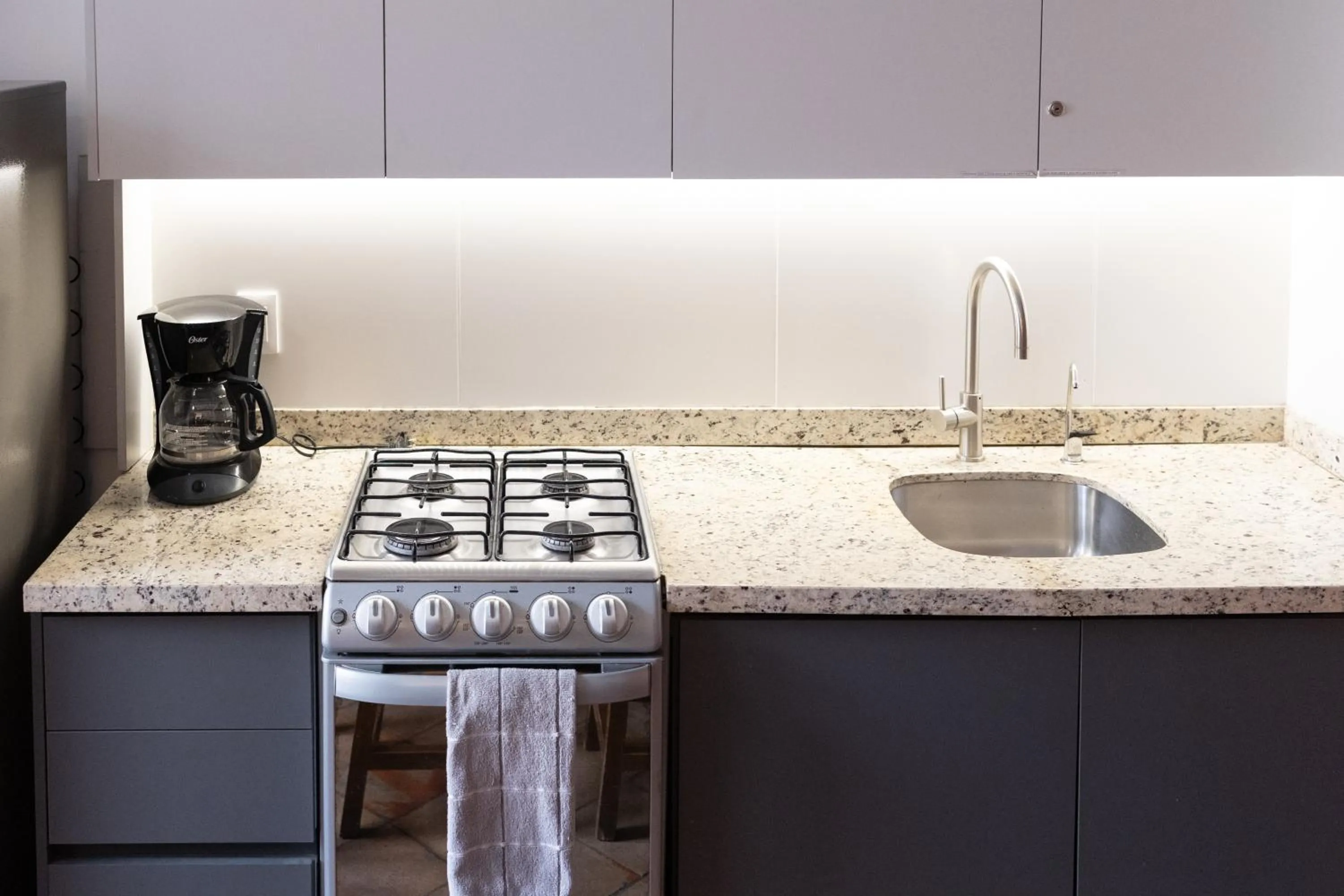 Communal kitchen in Casa Araiza