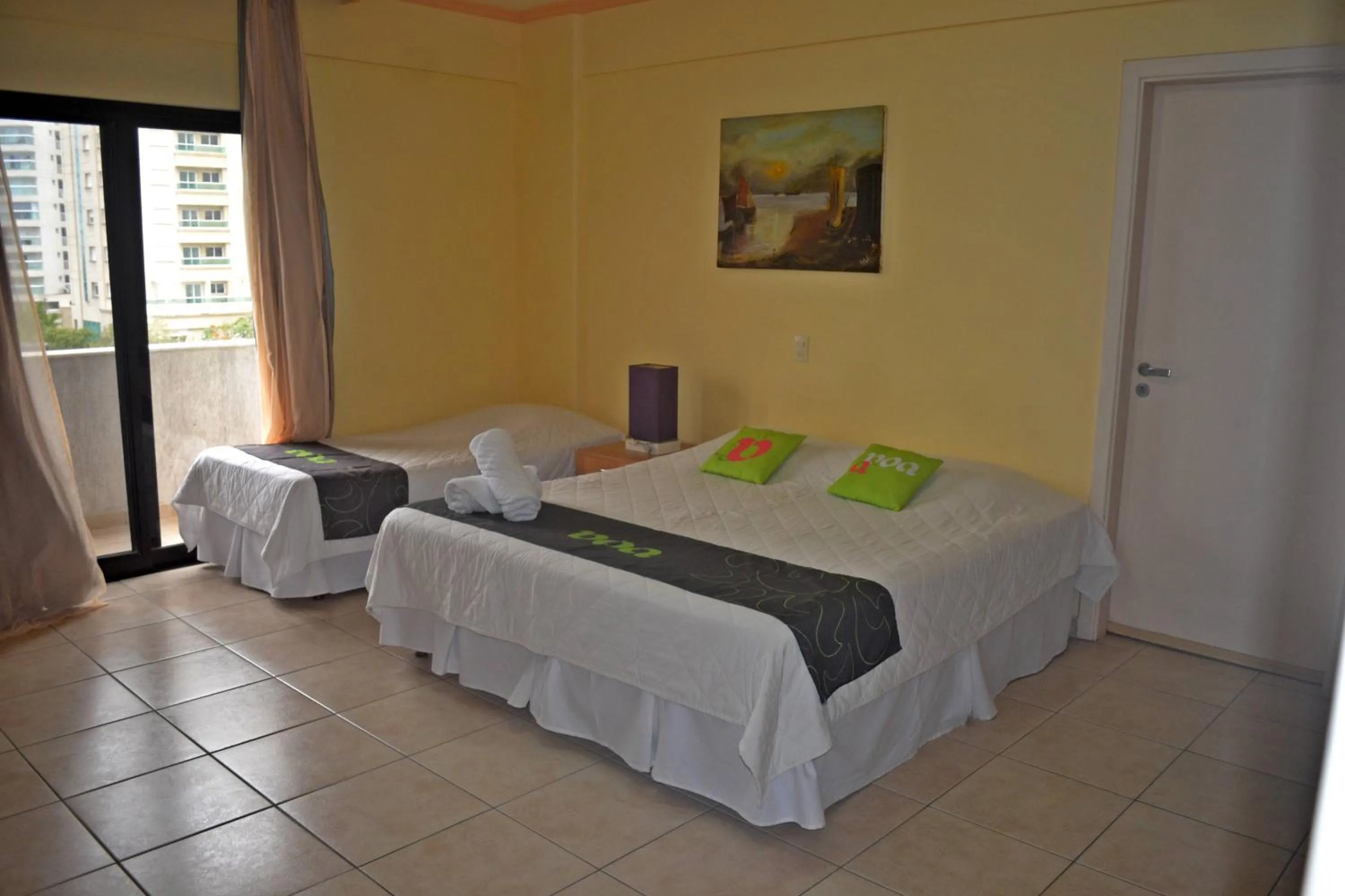 Bed in Hotel Canto do Atlântico