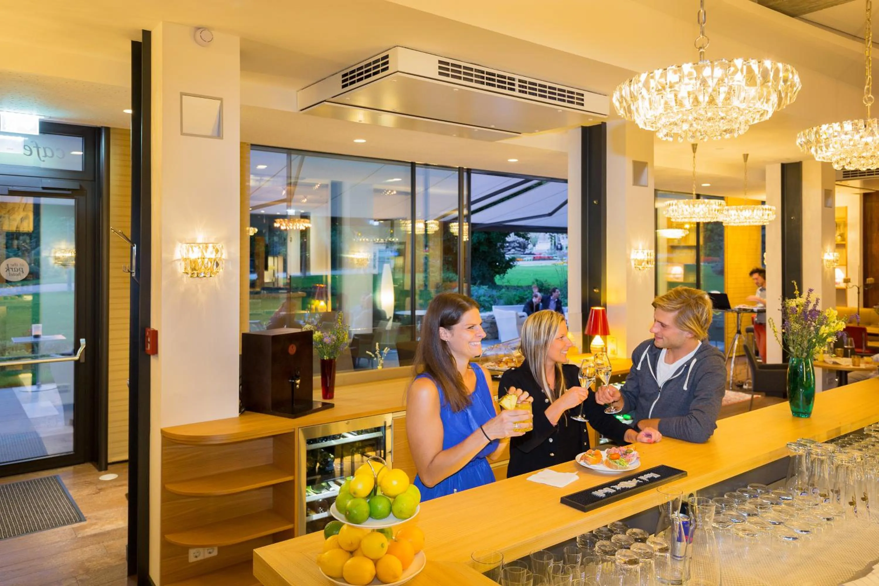 Restaurant/places to eat in At the Park Hotel