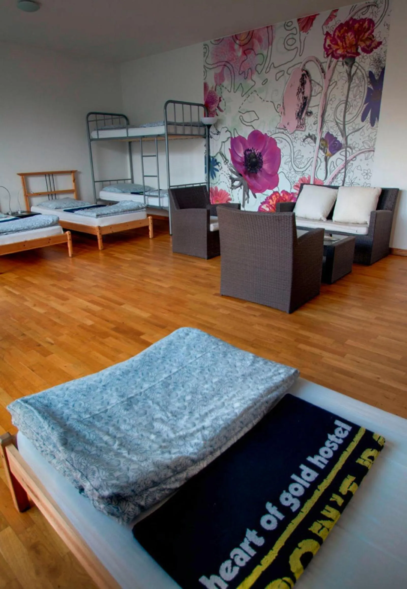 Photo of the whole room, Bed in Heart of Gold Hostel Berlin
