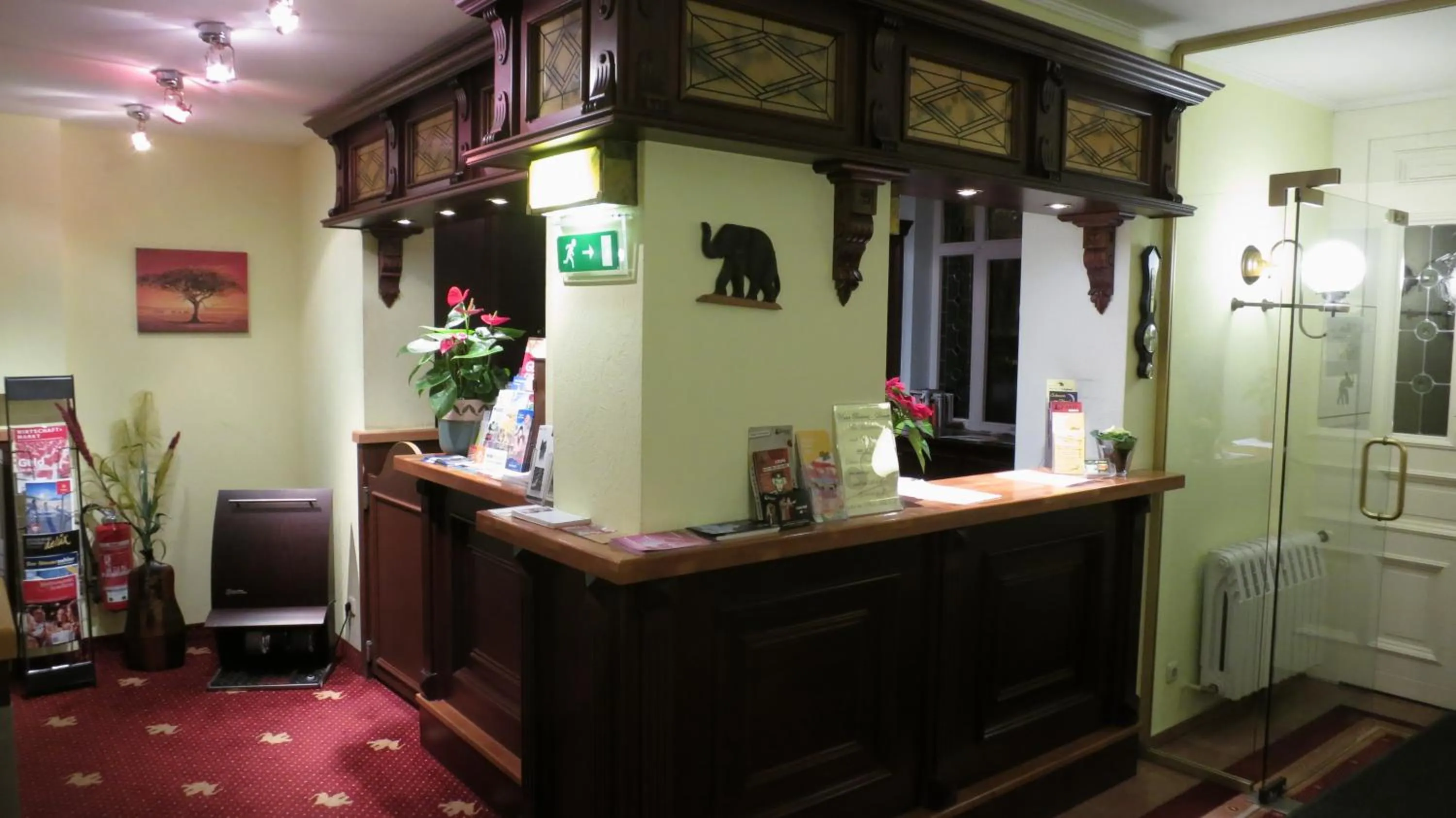 Lobby or reception in Hotel Elefant