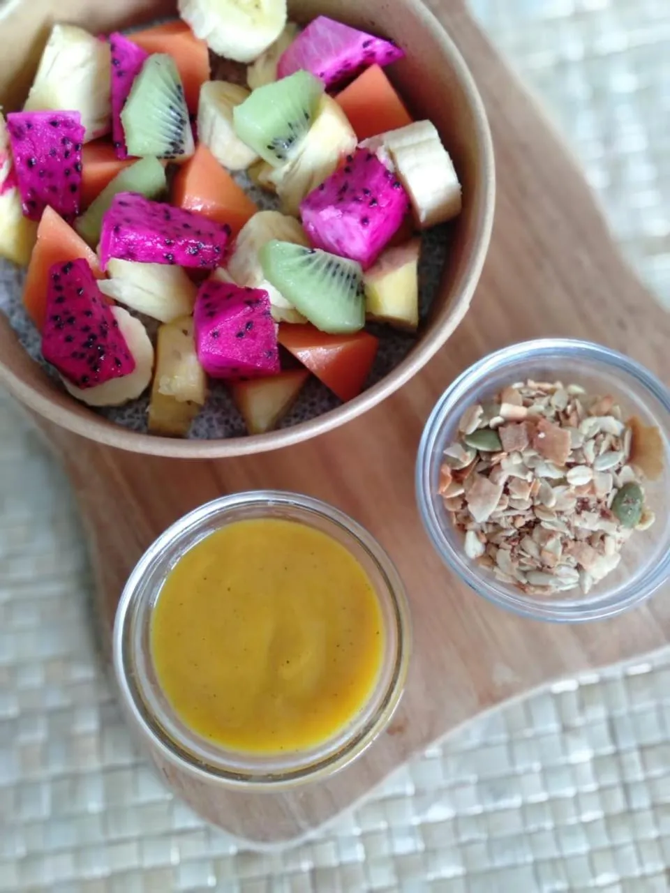 Food close-up in Ubuntu Bali Eco Yoga Retreat - CANGGU