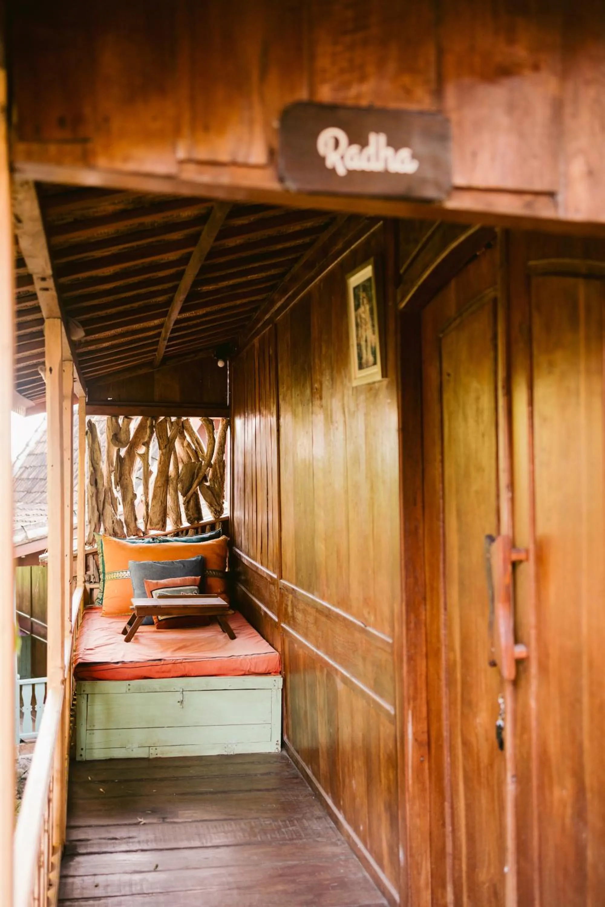 Patio in Ubuntu Bali Eco Yoga Retreat - CANGGU