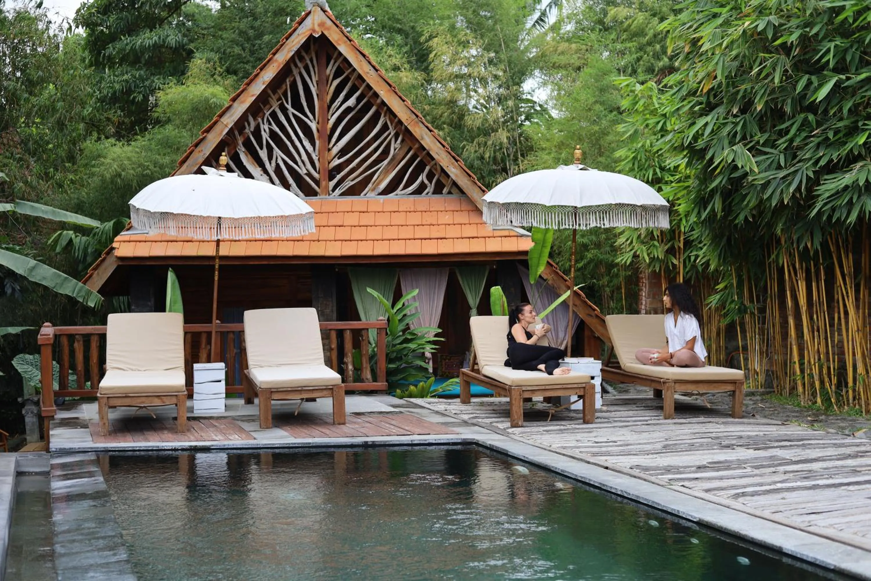 Guests in Ubuntu Bali Eco Yoga Retreat - CANGGU