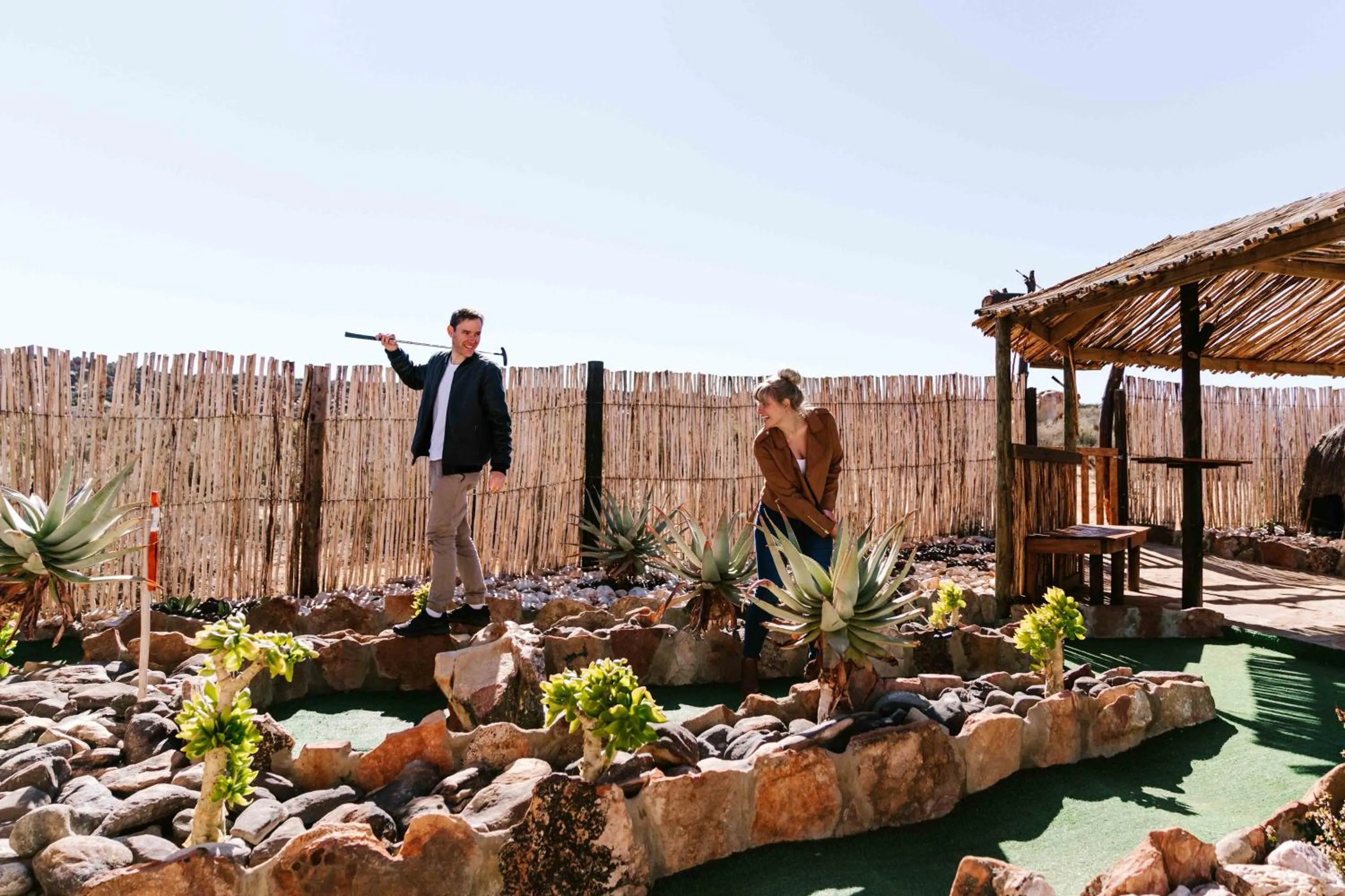 Minigolf in Kagga Kamma Eco Lodge & Spa