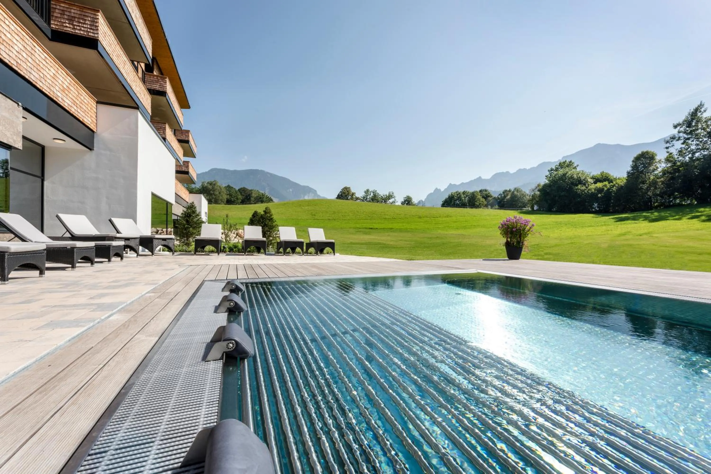 Swimming pool in Klosterhof – Alpine Hideaway & Spa