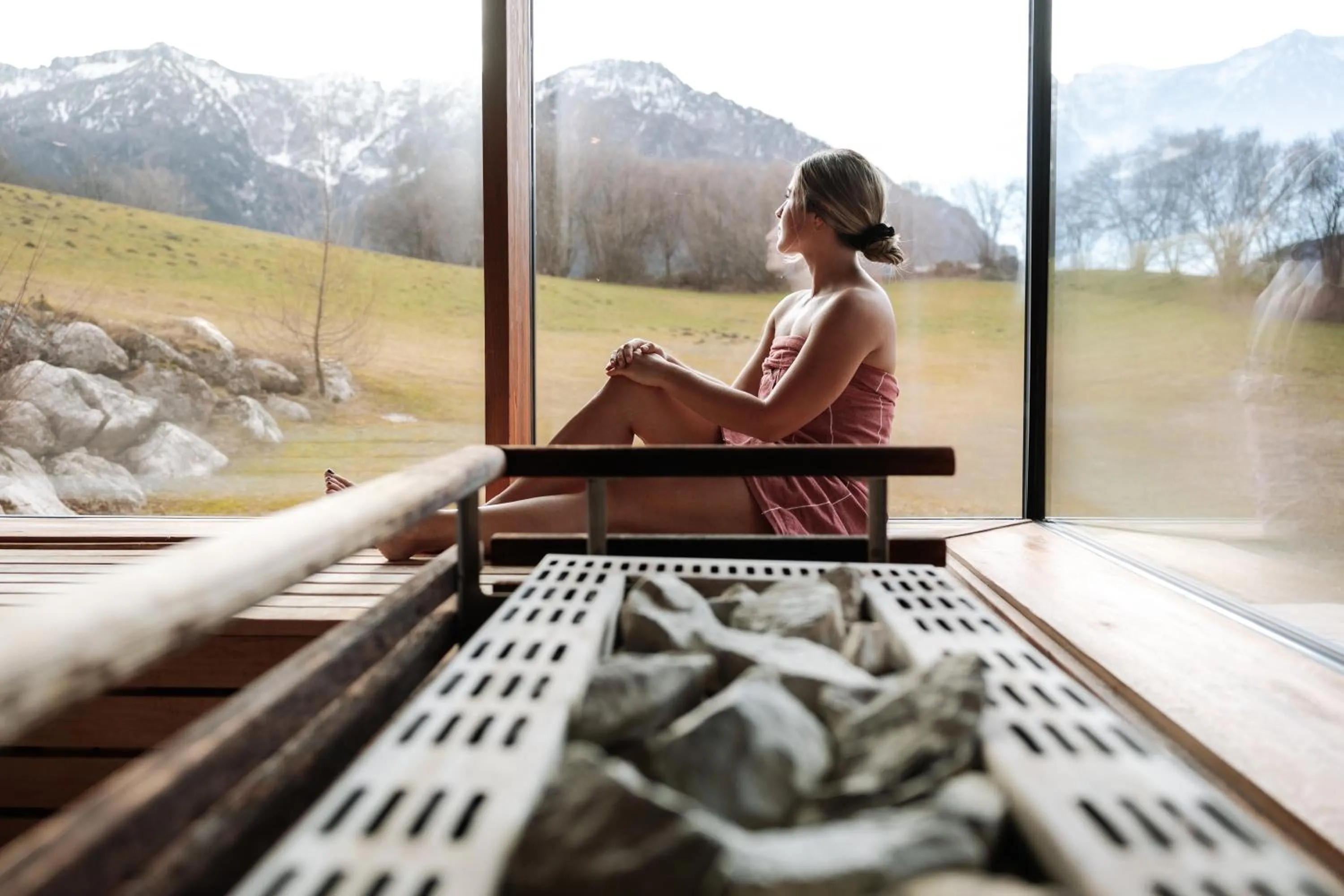 Sauna in Klosterhof – Alpine Hideaway & Spa