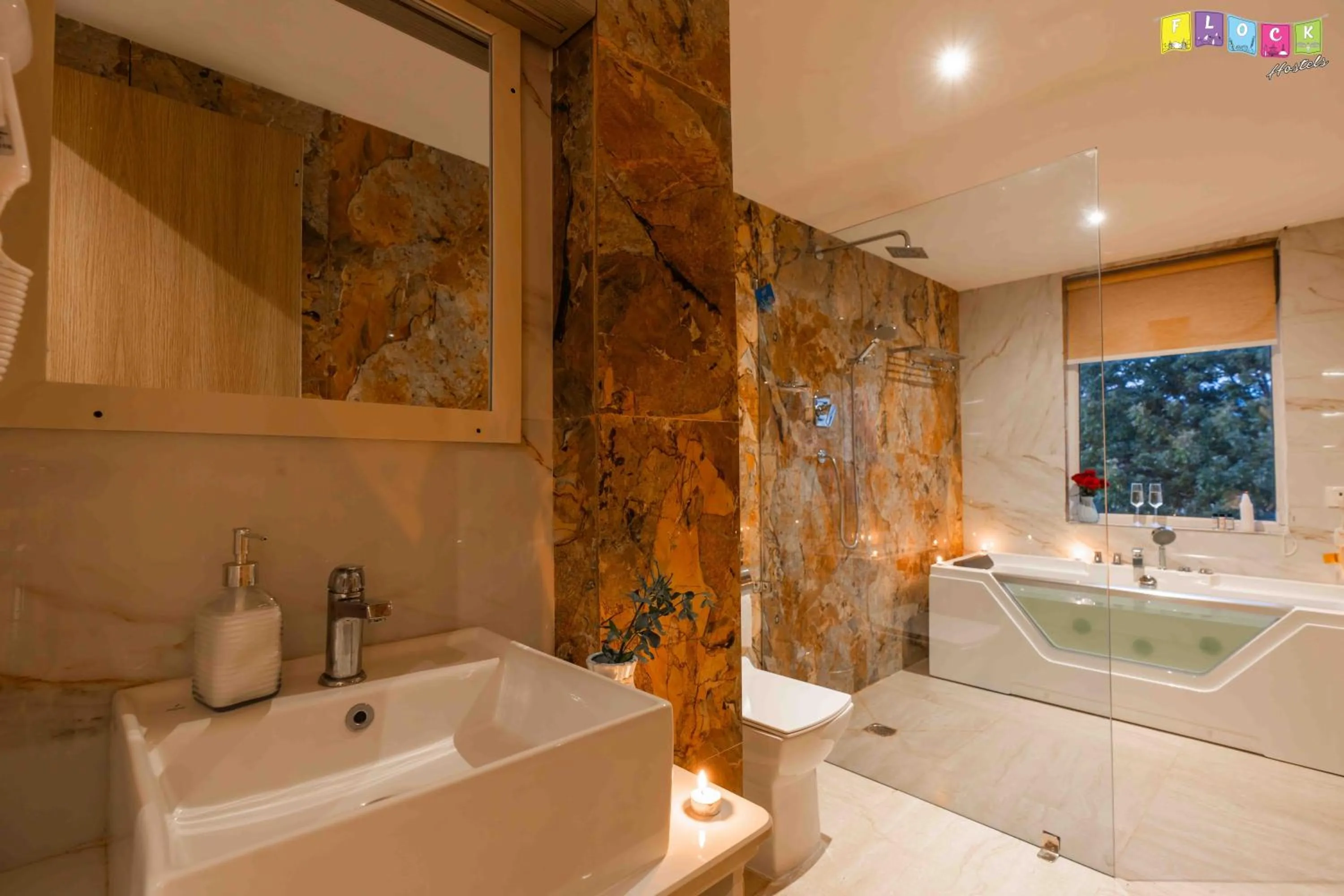 Bathroom in Flock Kathmandu