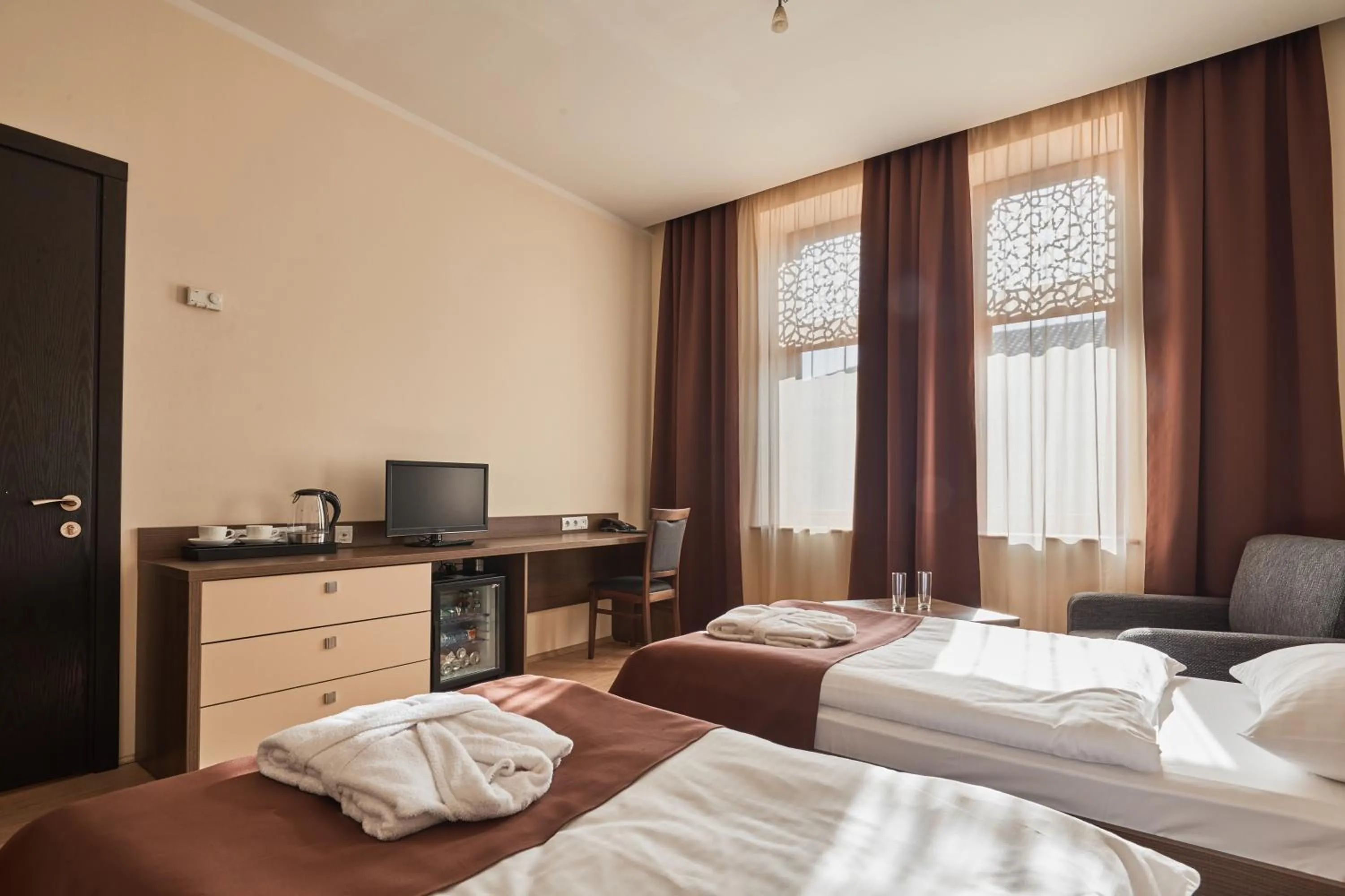 Bedroom, Bed in Hotel Gino Wellness Rabath