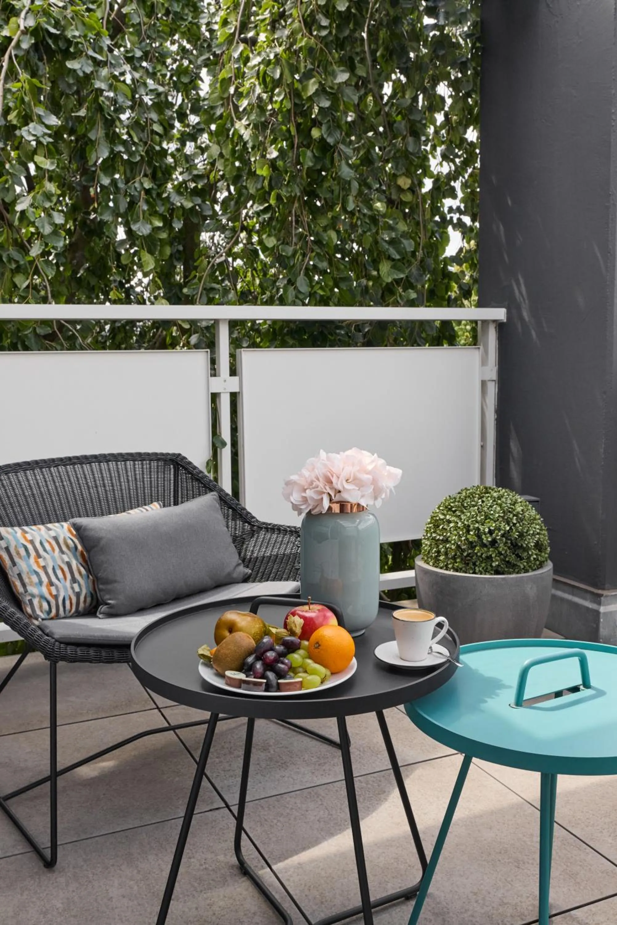 Balcony/Terrace in Hotel du Nord Alster - auf der Uhlenhorst - SELF CHECK-IN