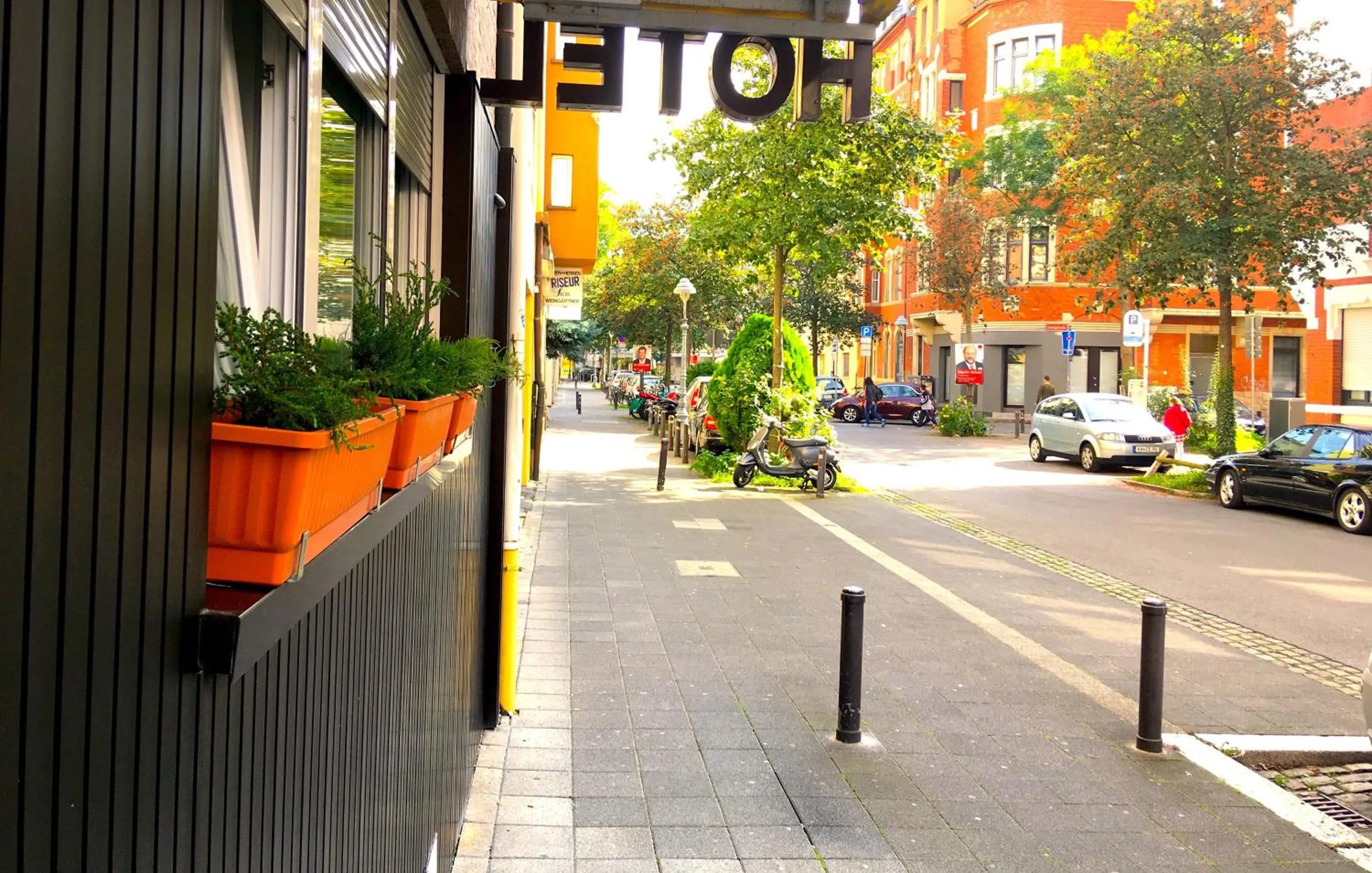 Street view in Hotel Moguntia