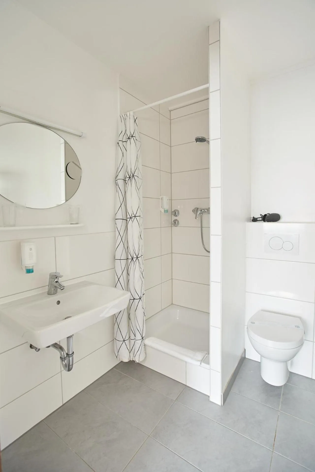 Bathroom in Hotel Moguntia